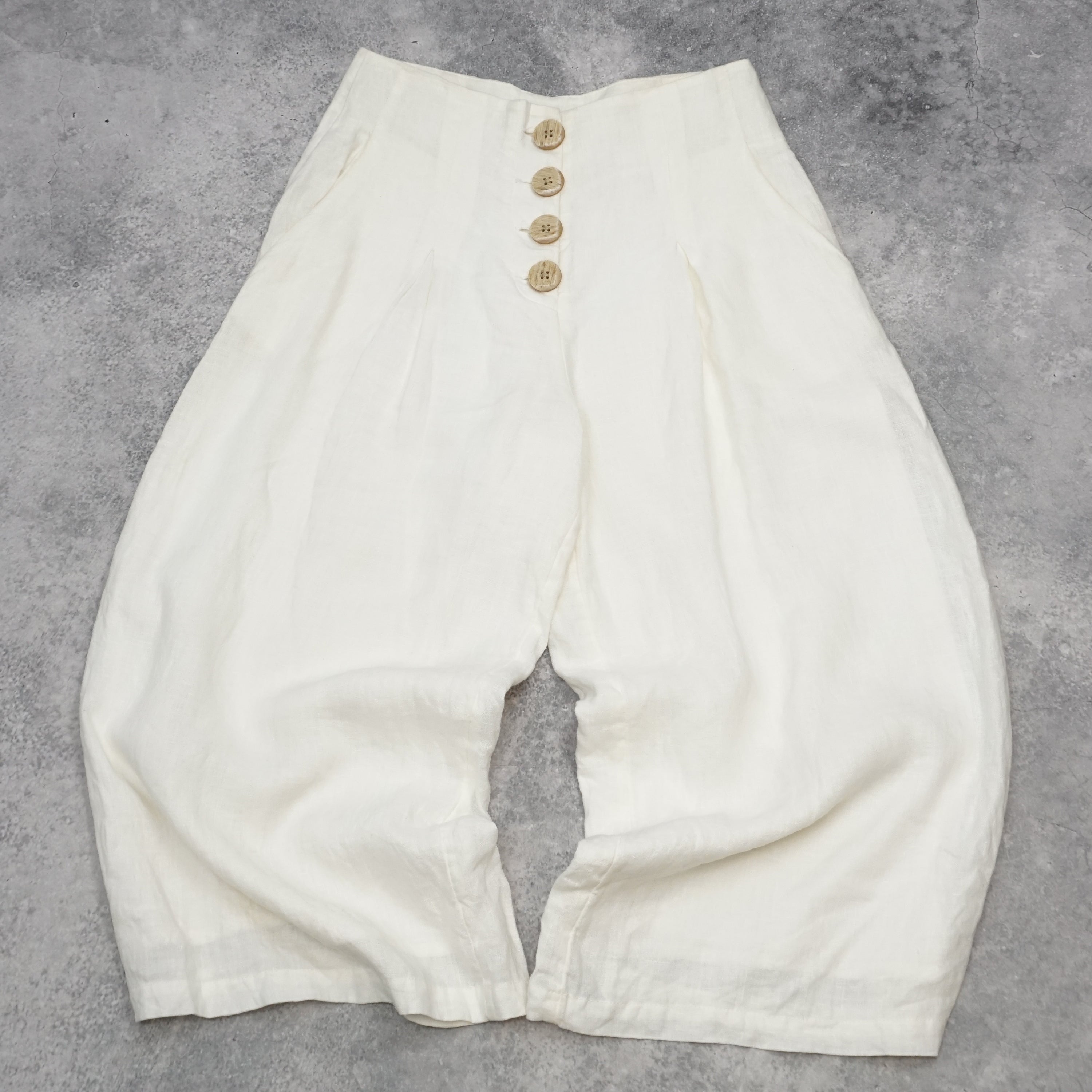 Studio F Linen Button Up Pants