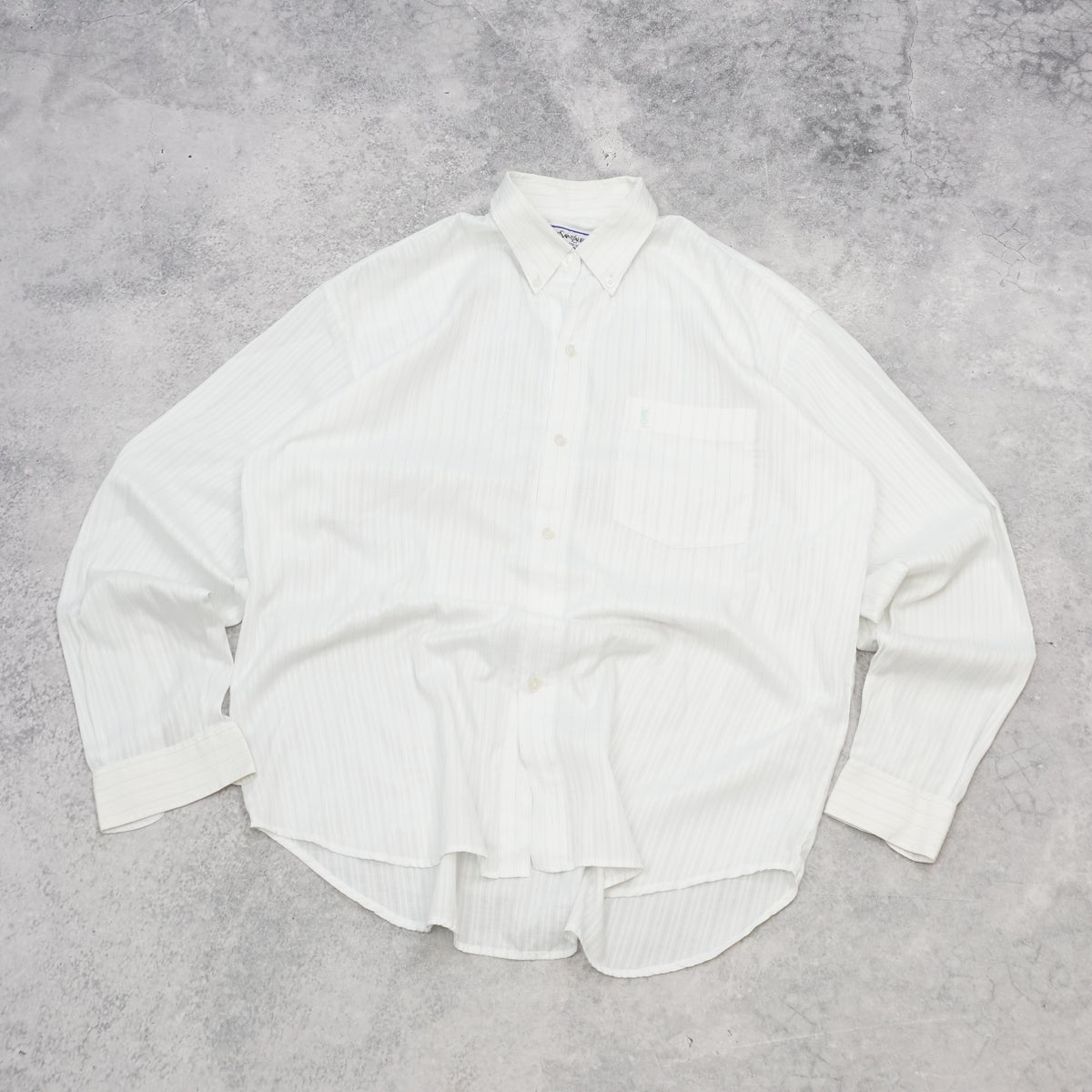 90s Yves Saint Laurent Striped Button Up Shirt
