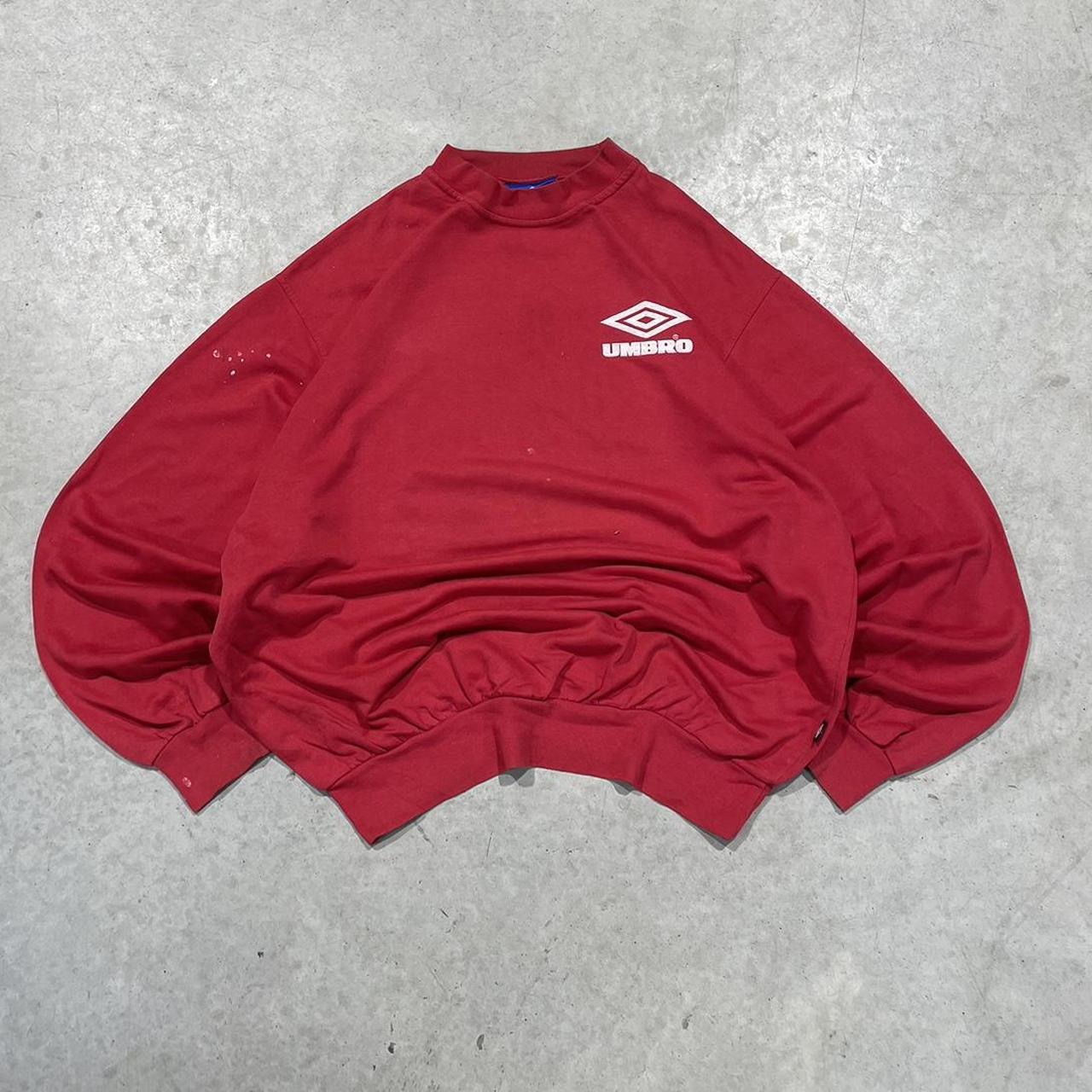 2000s Umbro Oversized Crewneck Sweater