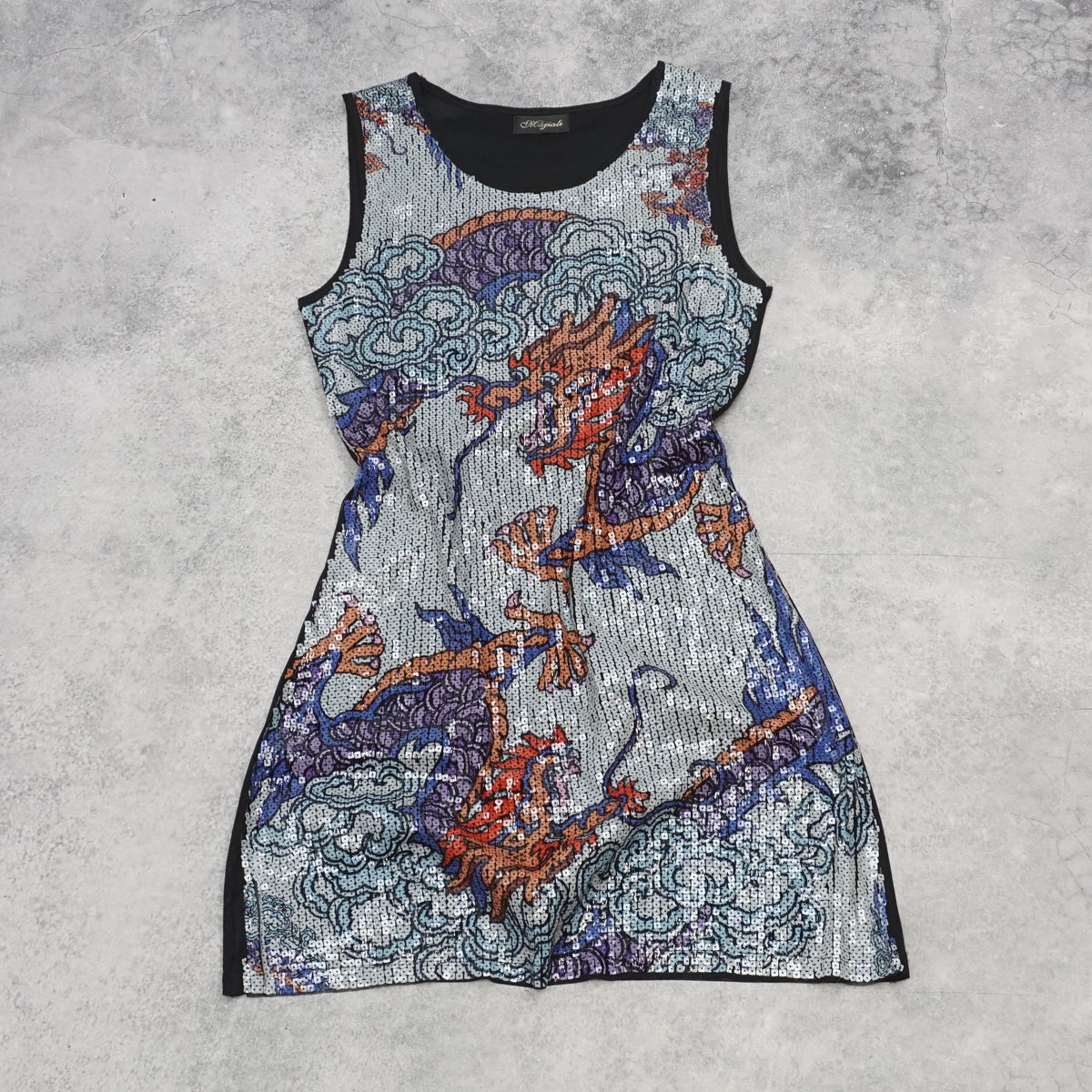 Majiali Dragon Sequin Dress