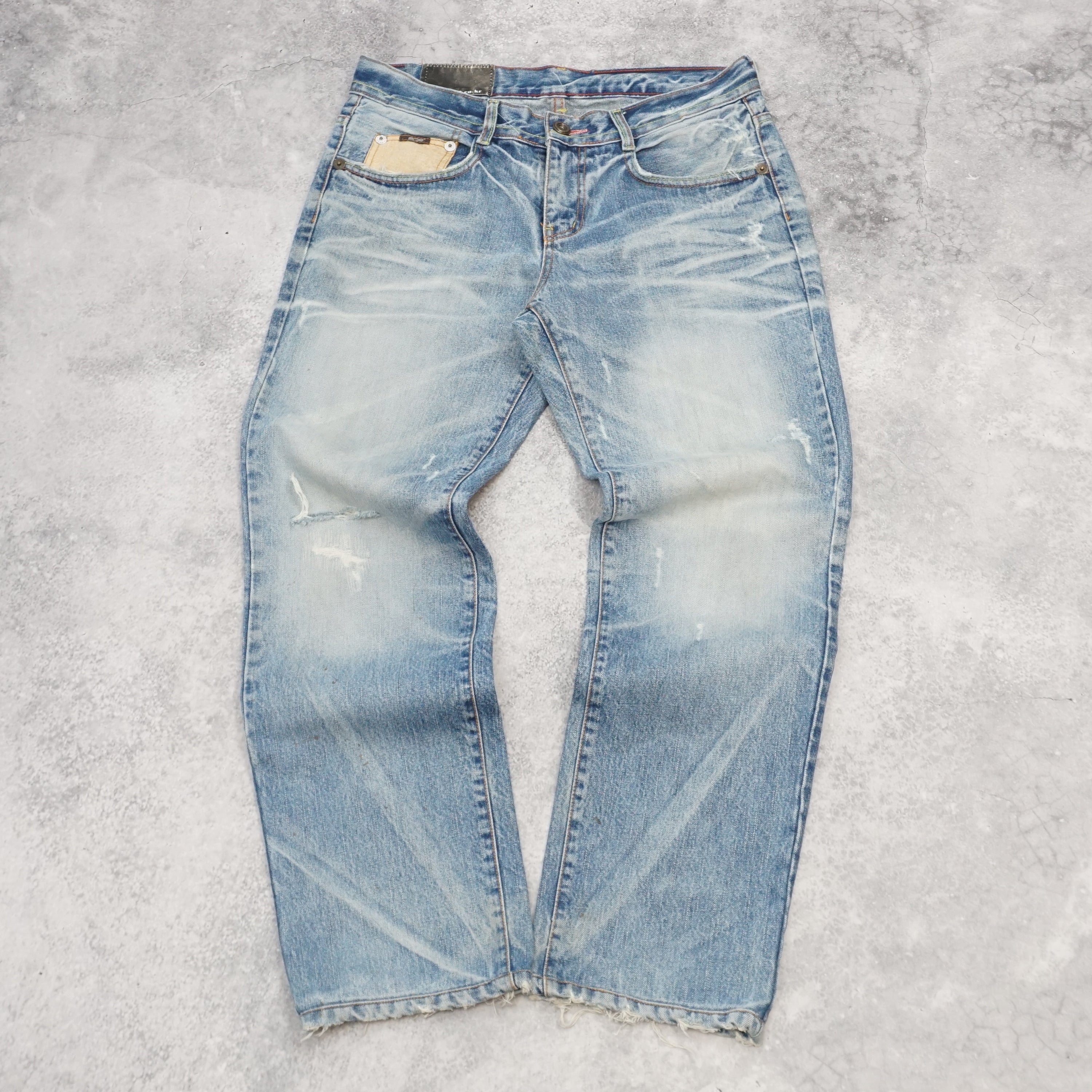 Ecko Faded Distressed Jeans