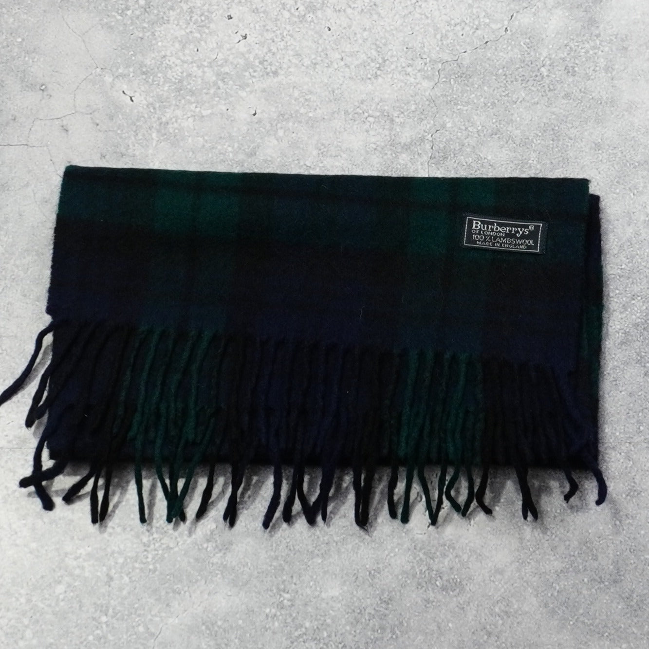 90s Burberrys Wool Scarf