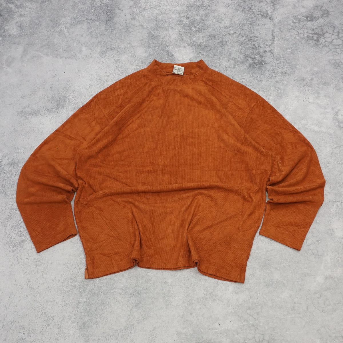 2000s Columbia Mock Neck Ribbed Top