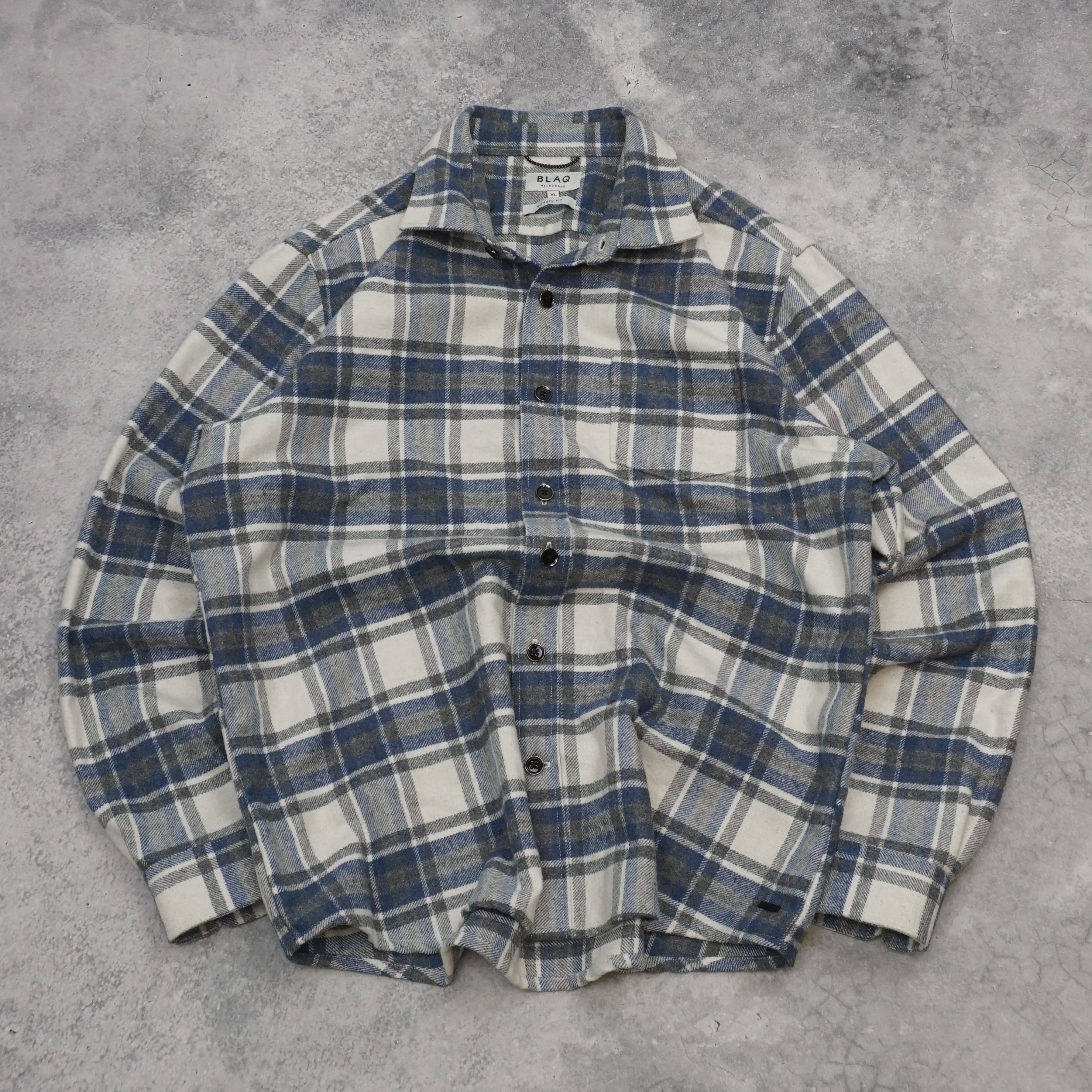 BLAQ Relaxed Fit Plaid Shirt
