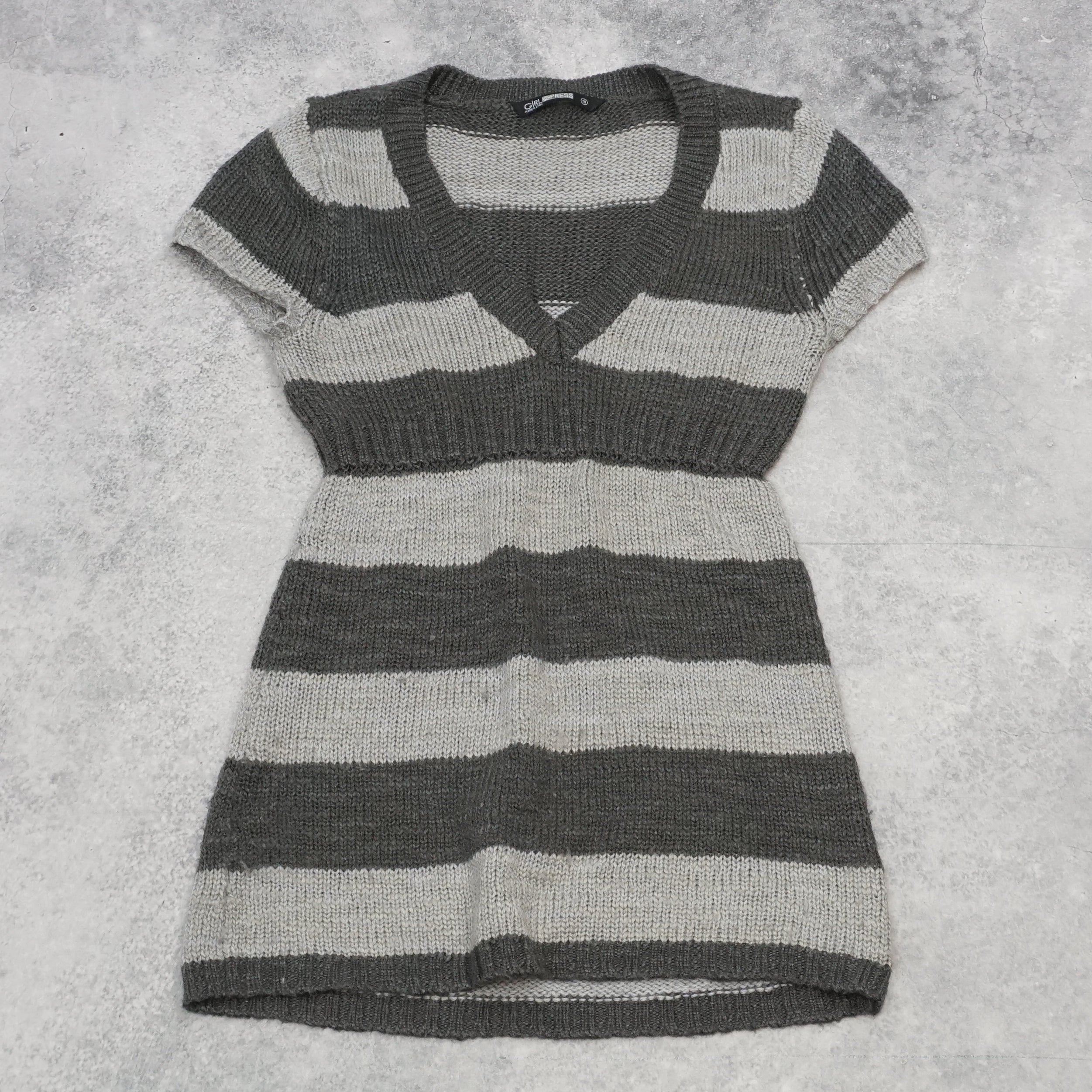 Girl Xpress Striped Knit Top