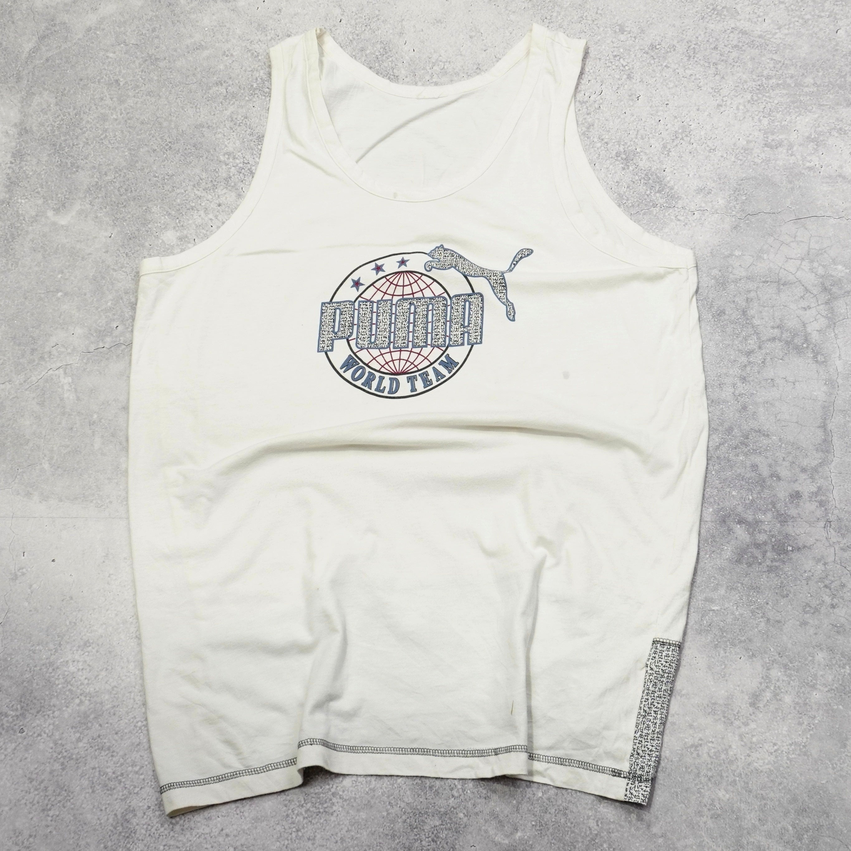 90s Puma World Team Tank Top