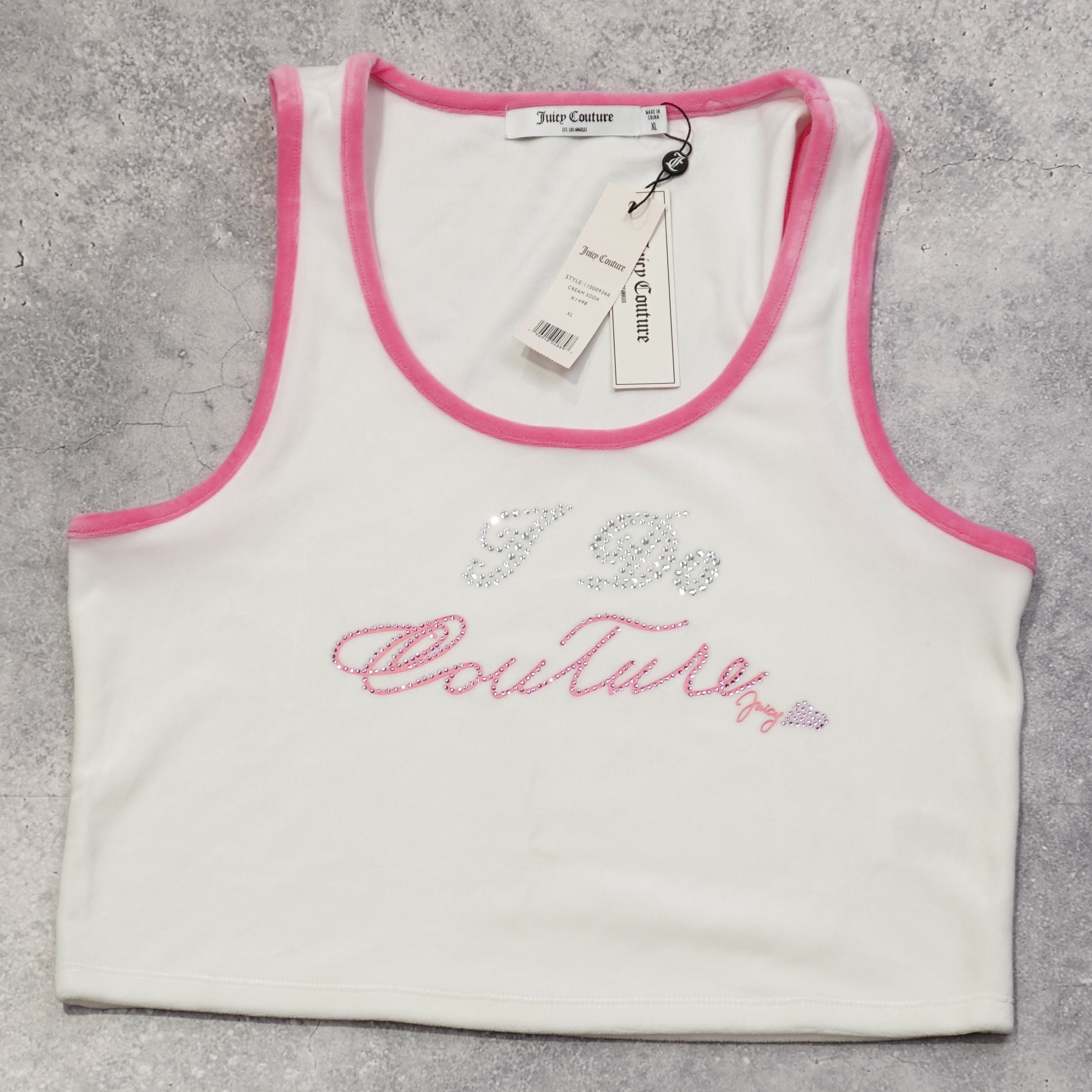 2000s Juicy Couture Logo Graphic Cami