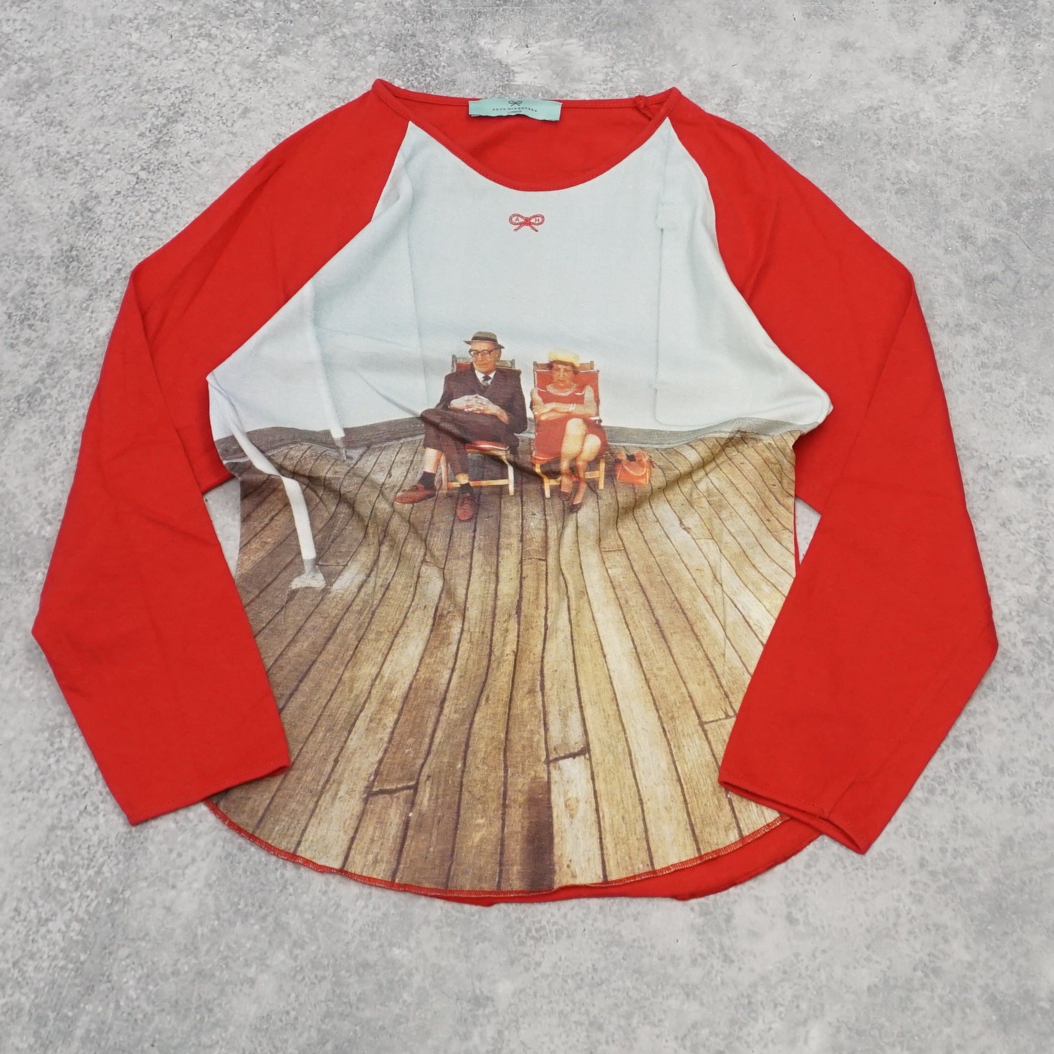 2000s Anya Hindmarch Graphic Top Tee