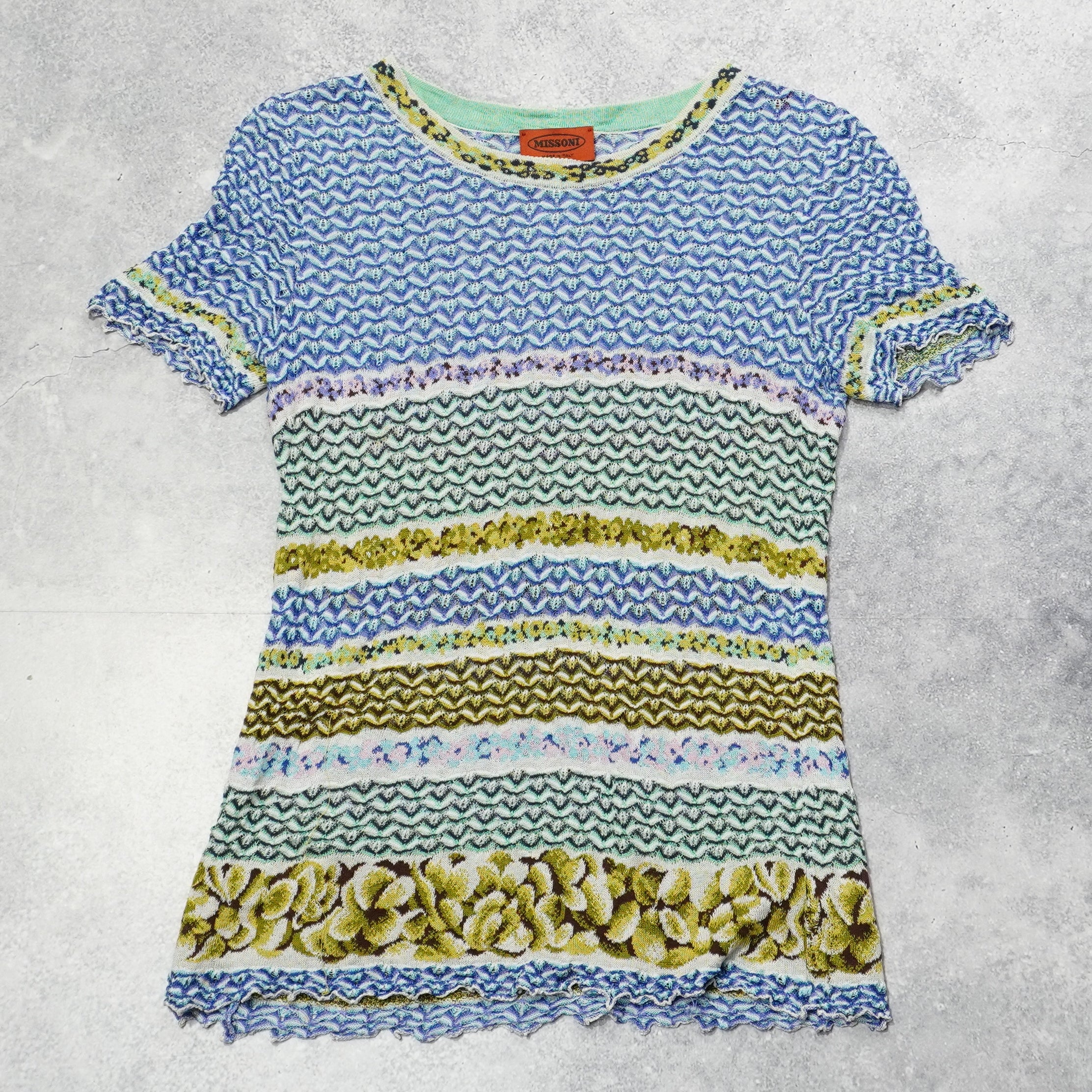 2000s Missoni Patterned Knit Top