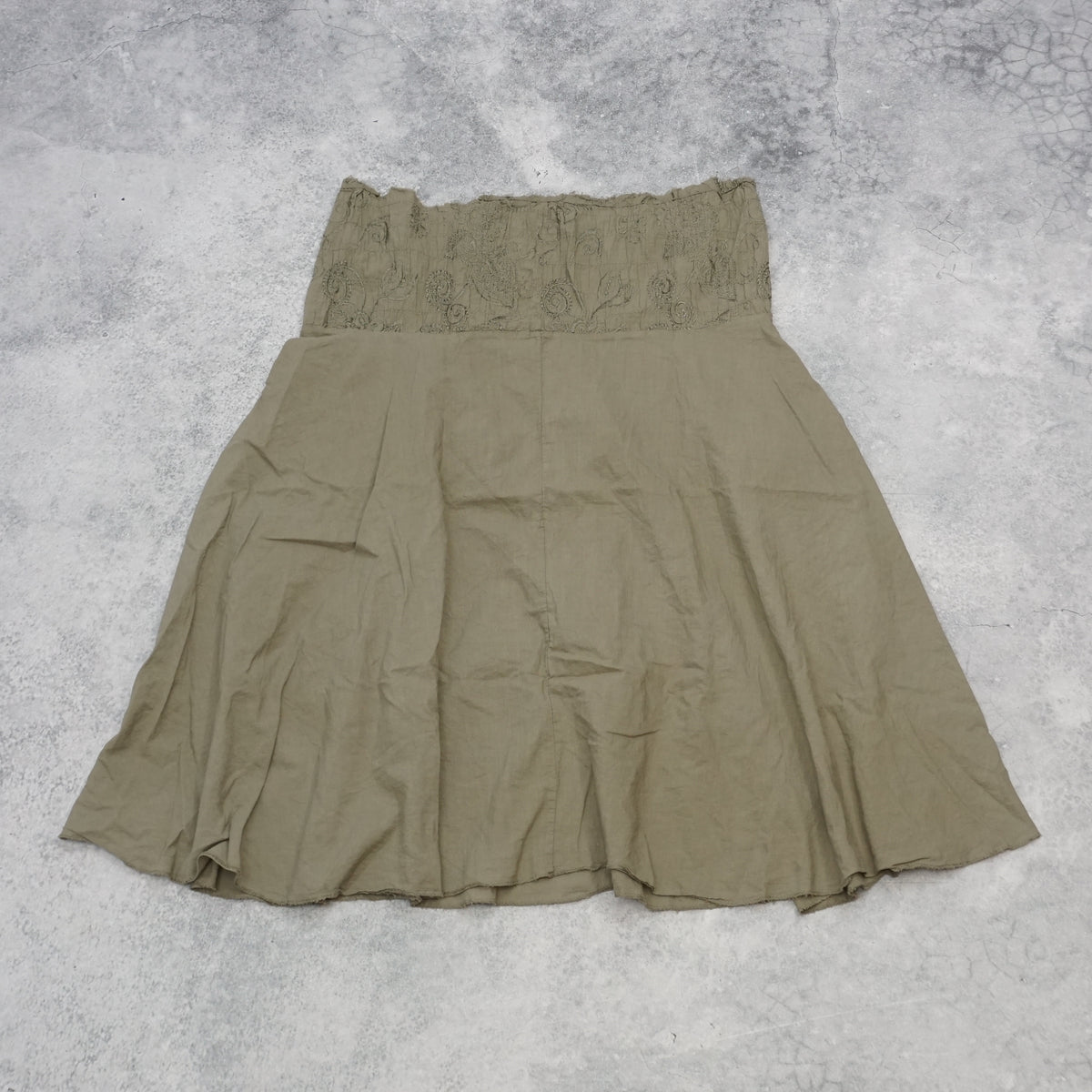 2000s Embroidered Midi Skirt
