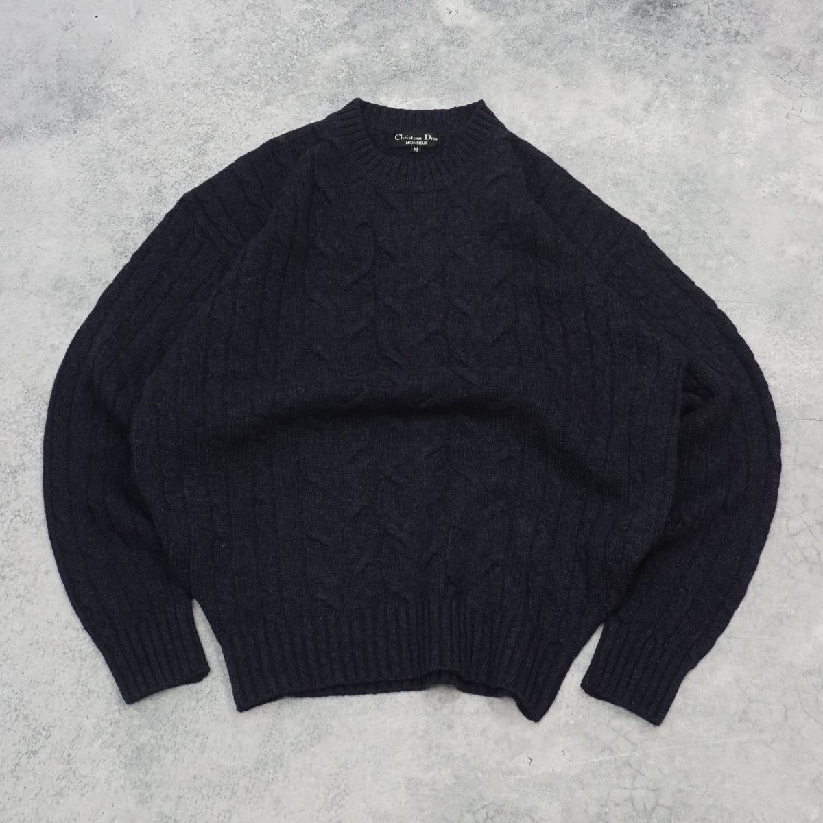 90s Christian Dior Monsieur Cable Knit