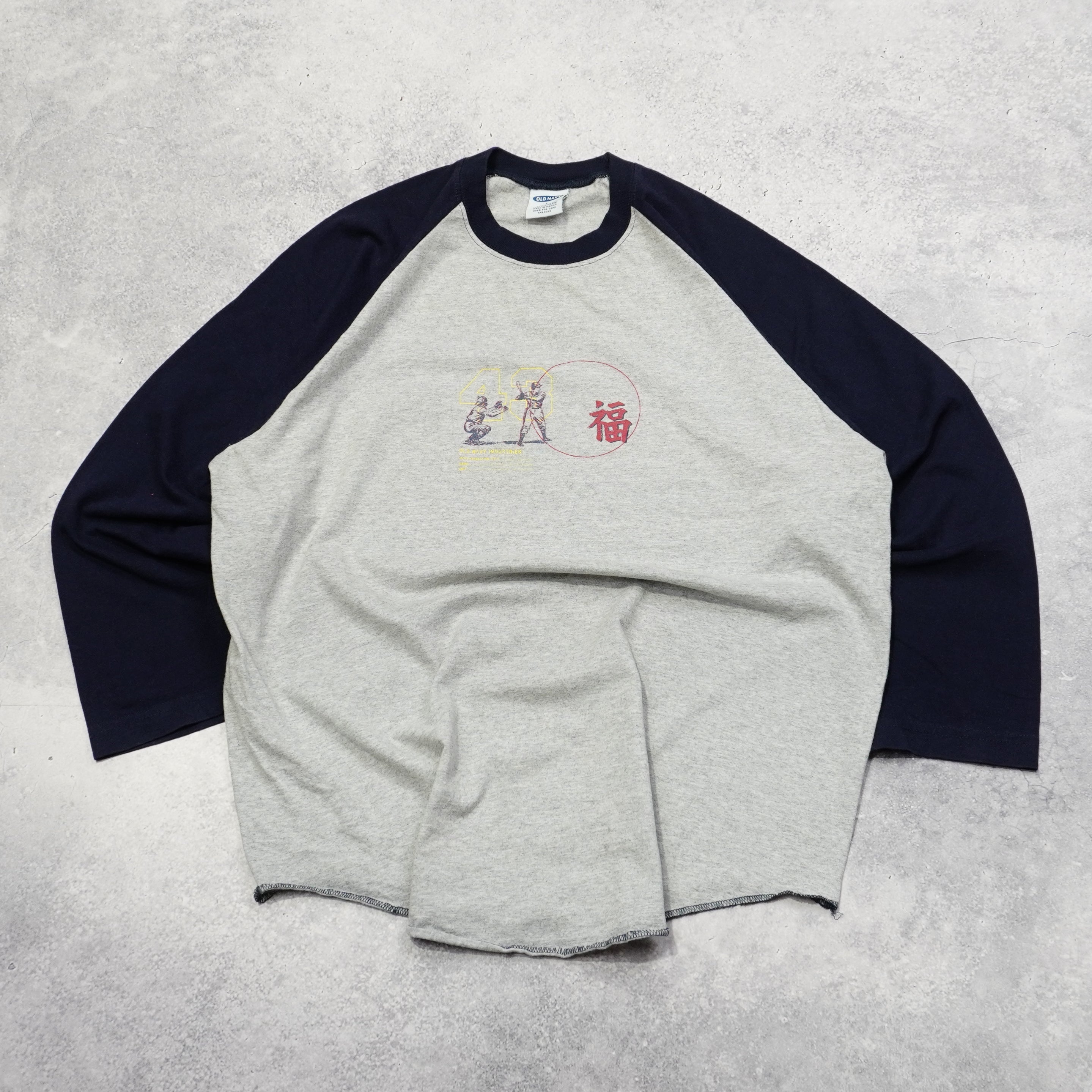 2000s Old Navy 3/4 Sleeve Raglan T-Shirt