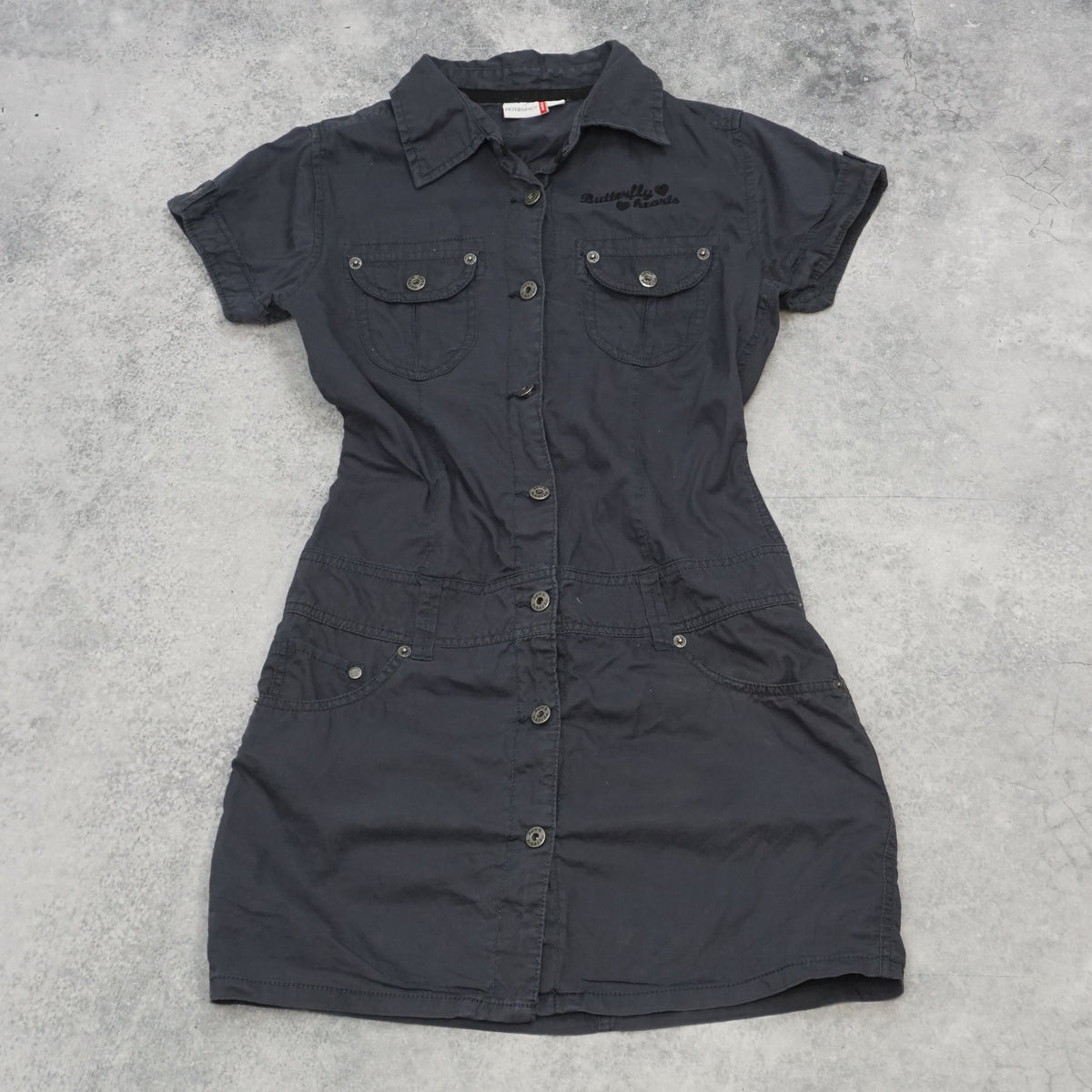 2000s Hot&Spicy Button-Up Dress