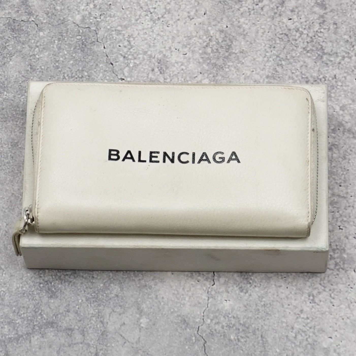 Balenciaga Leather Zip Wallet