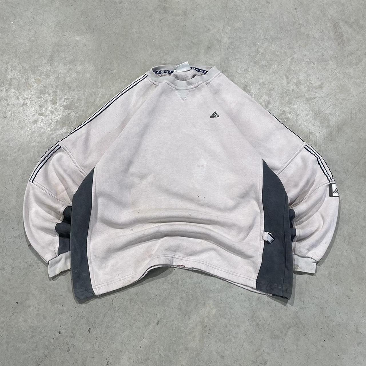 2000s Adidas Oversized Crewneck