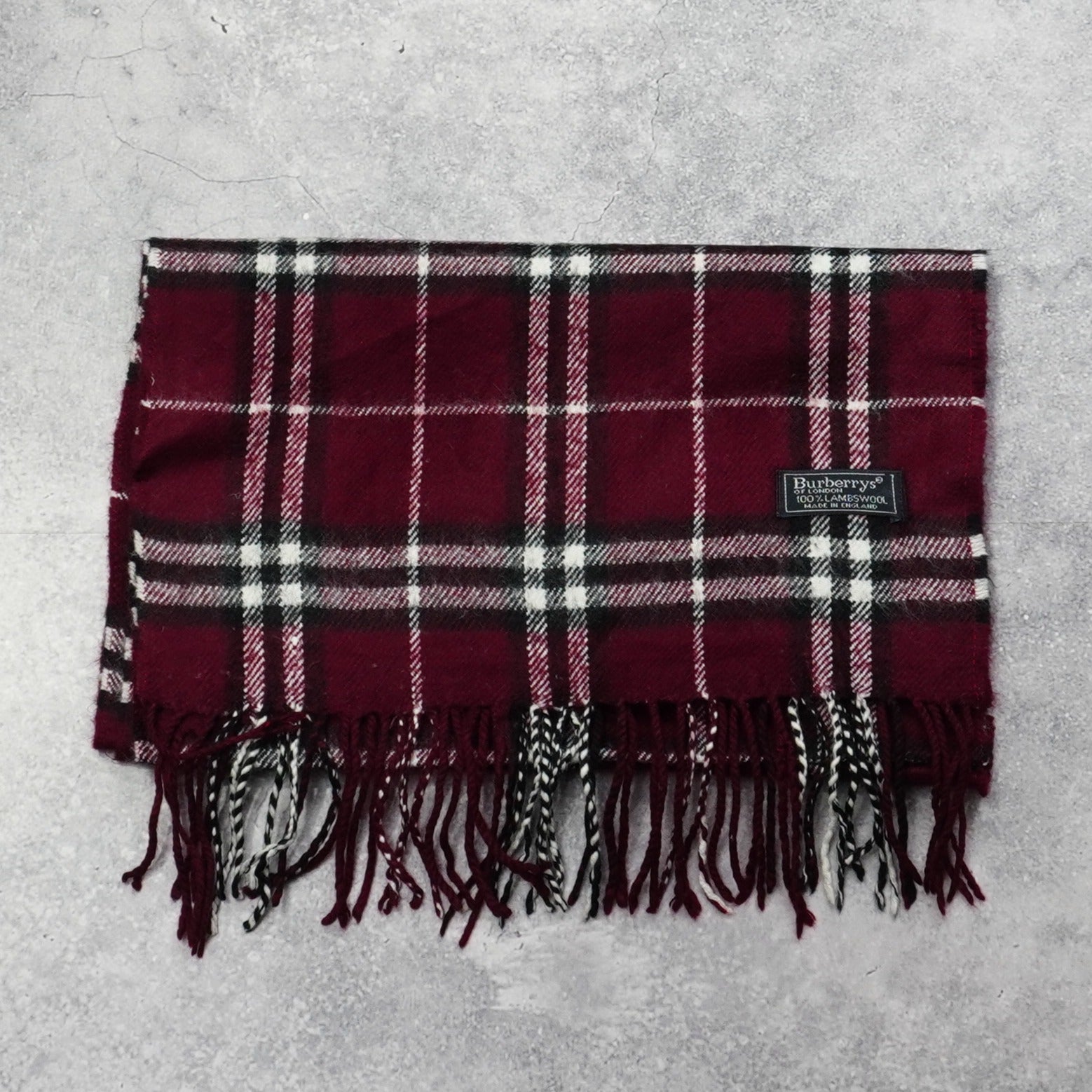 90s Burberry's Wool Scarf