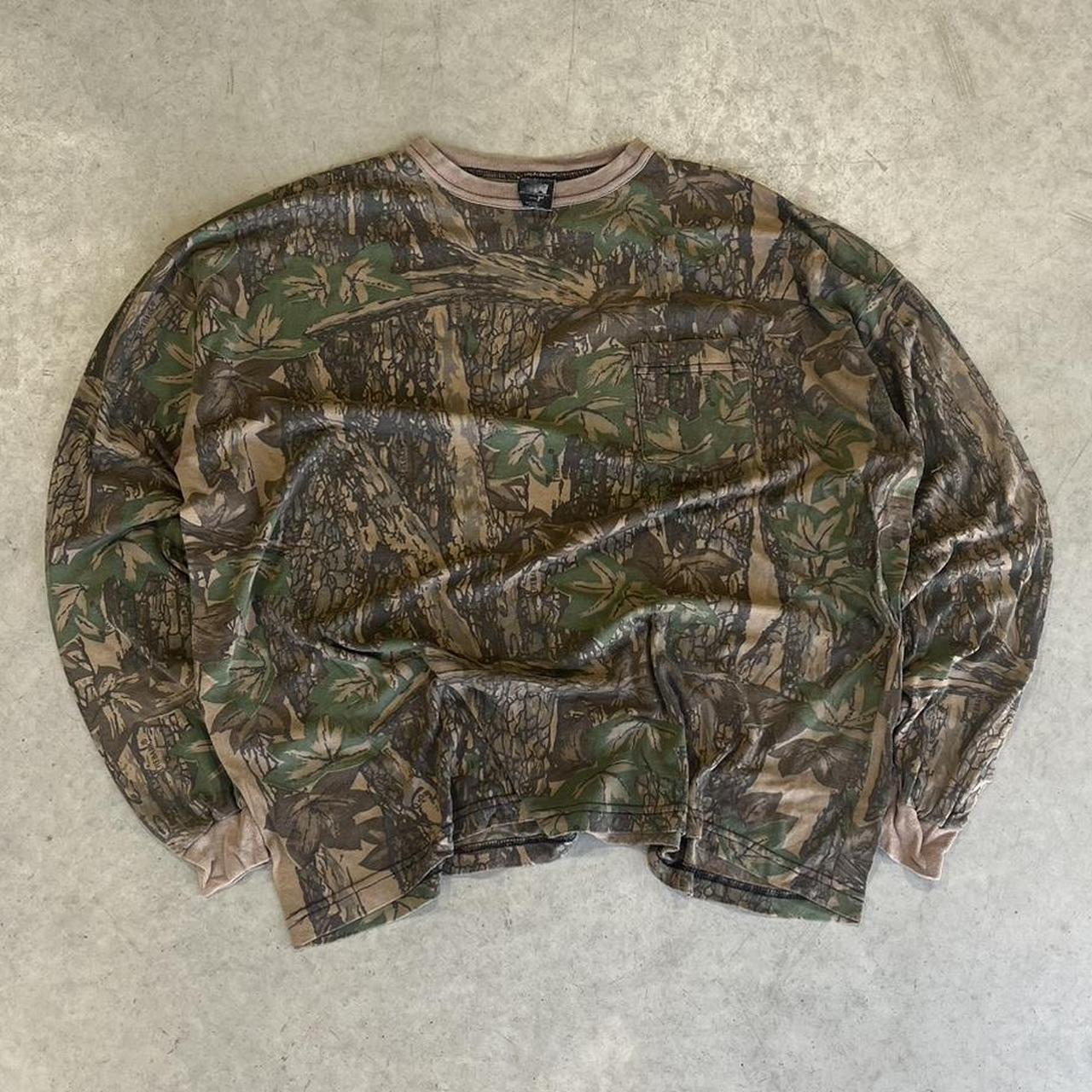 90s Realtree Graphic Boxy T-Shirt Long Sleeve