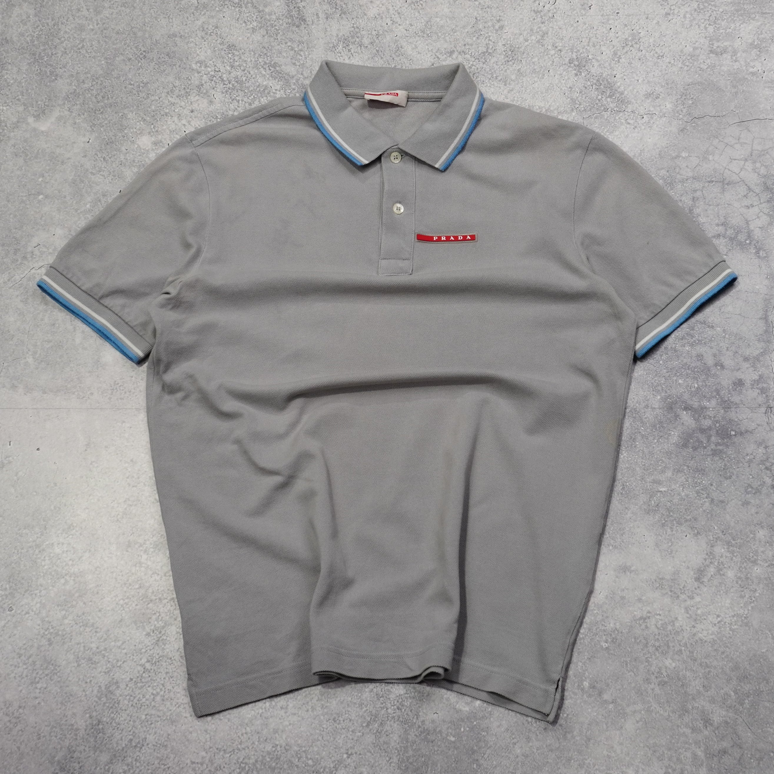 2000s Prada Red Tab Polo