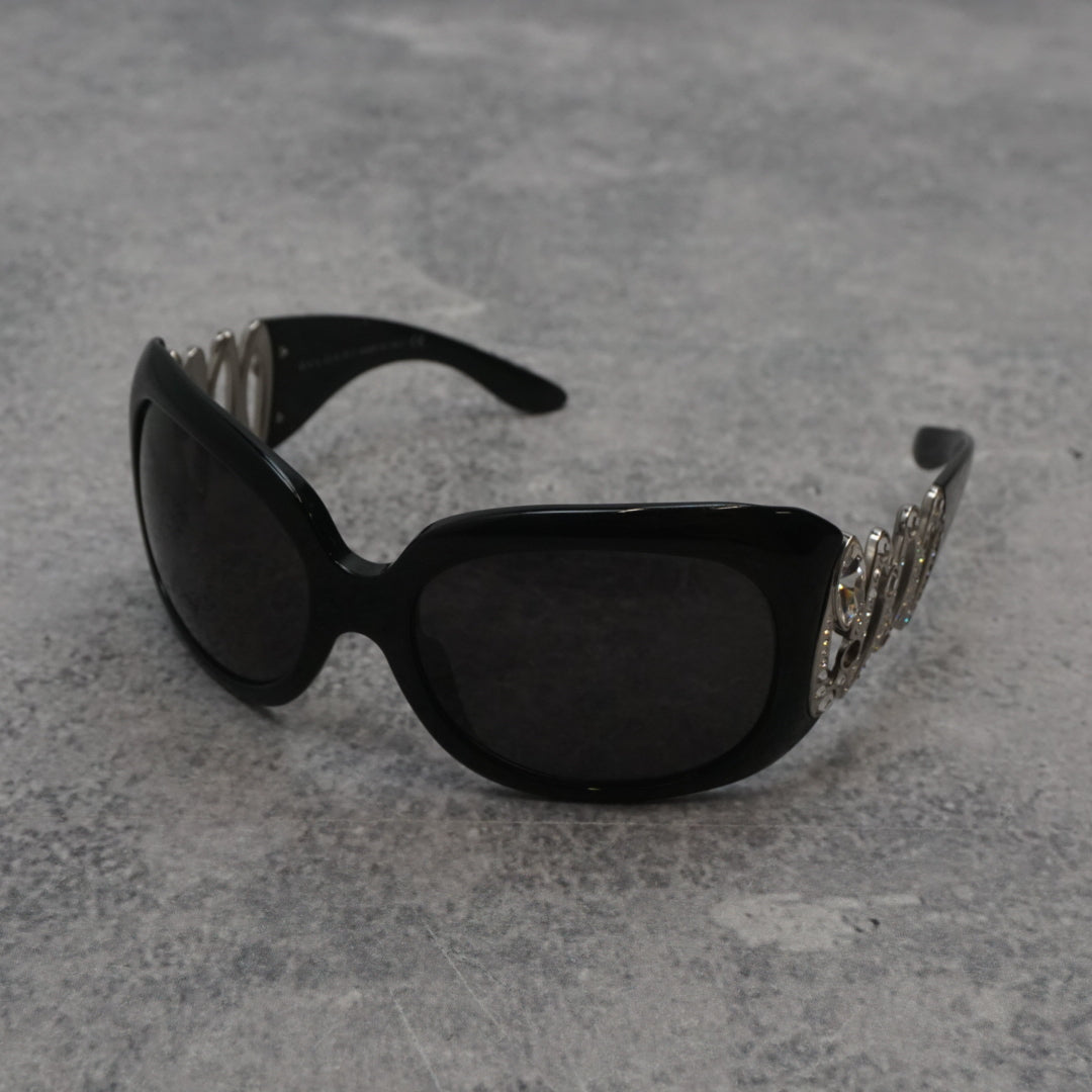 2000s Bvlgari Crystal Sunglasses