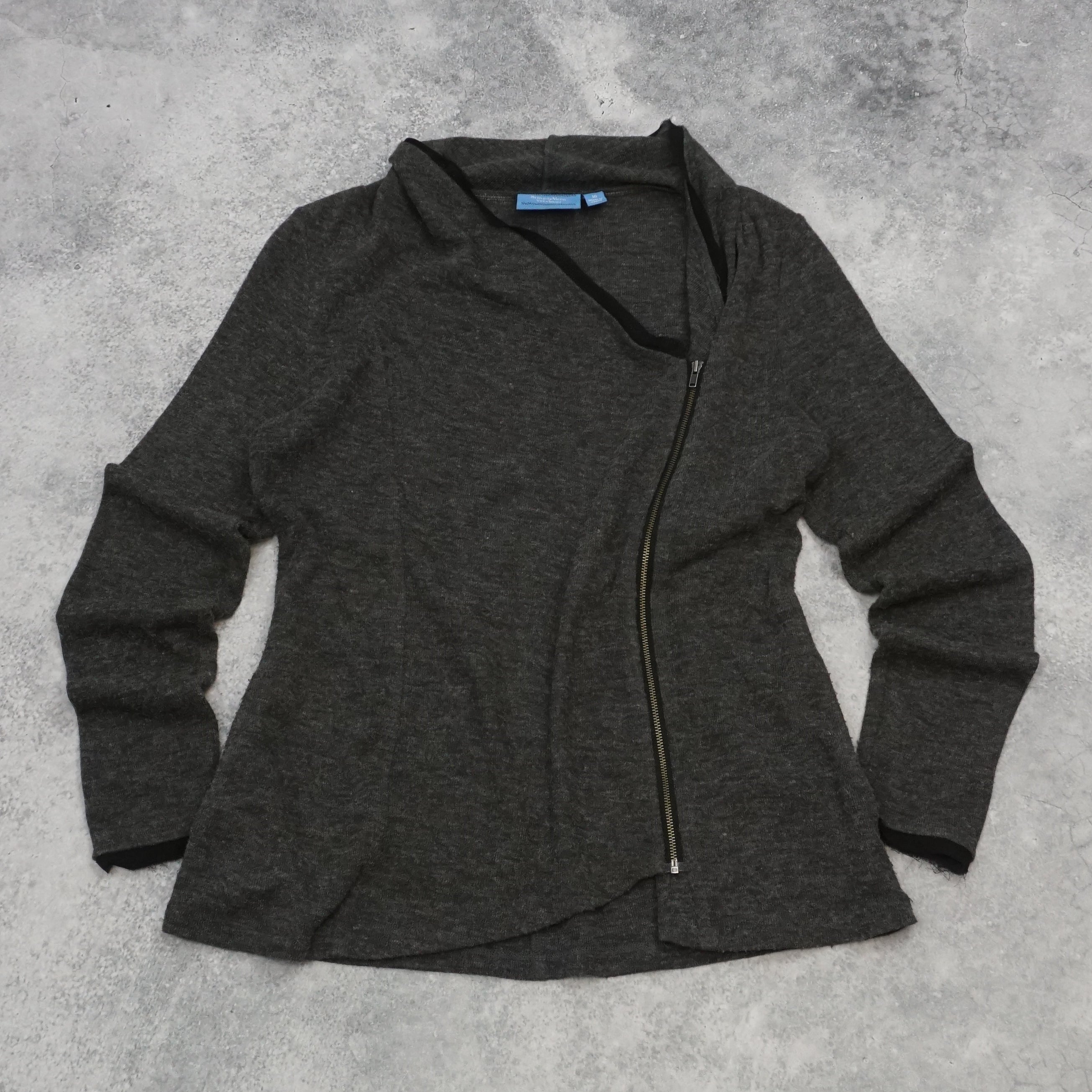 2000s Simply Vera Wang Zip Up Sweater