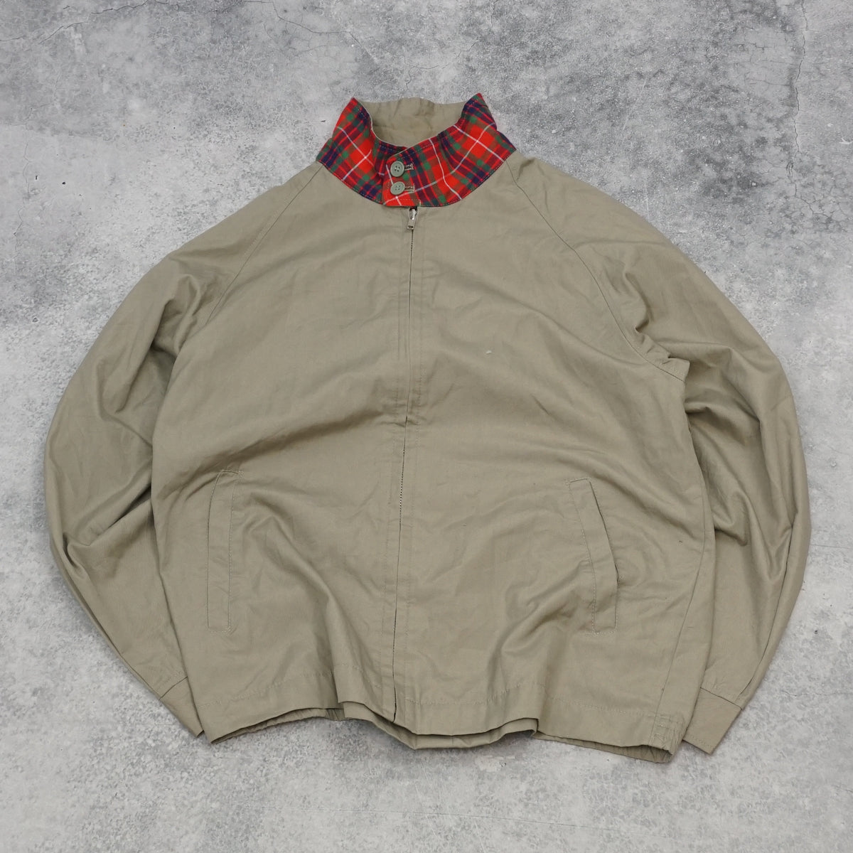 2000s Susam Tartan Lined Harrington Jacket