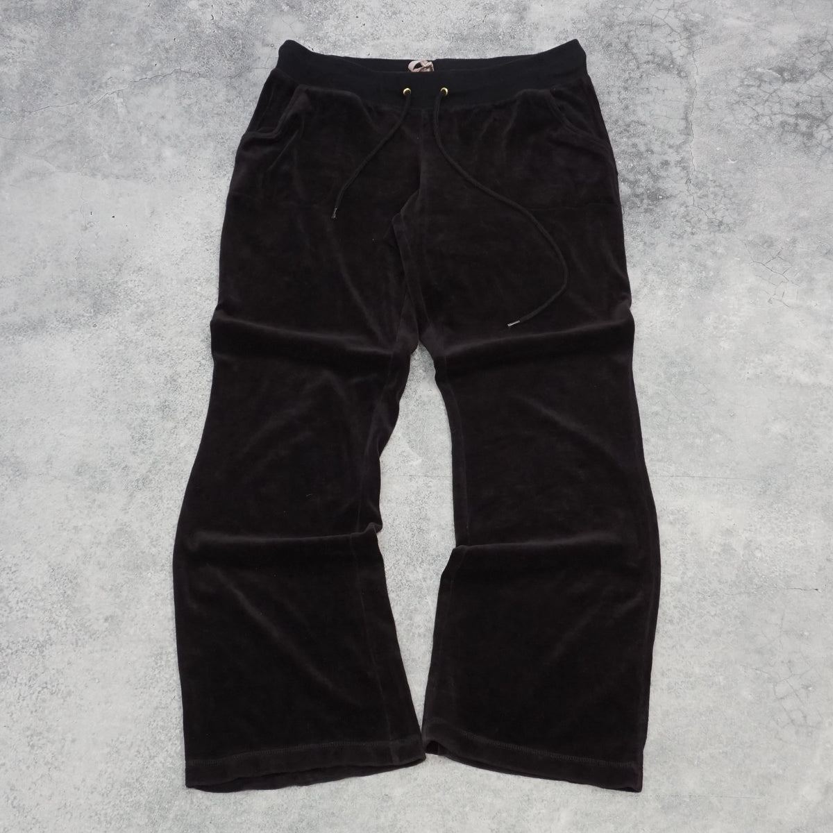 2000s Juicy Couture Velvet Flare Track Pants
