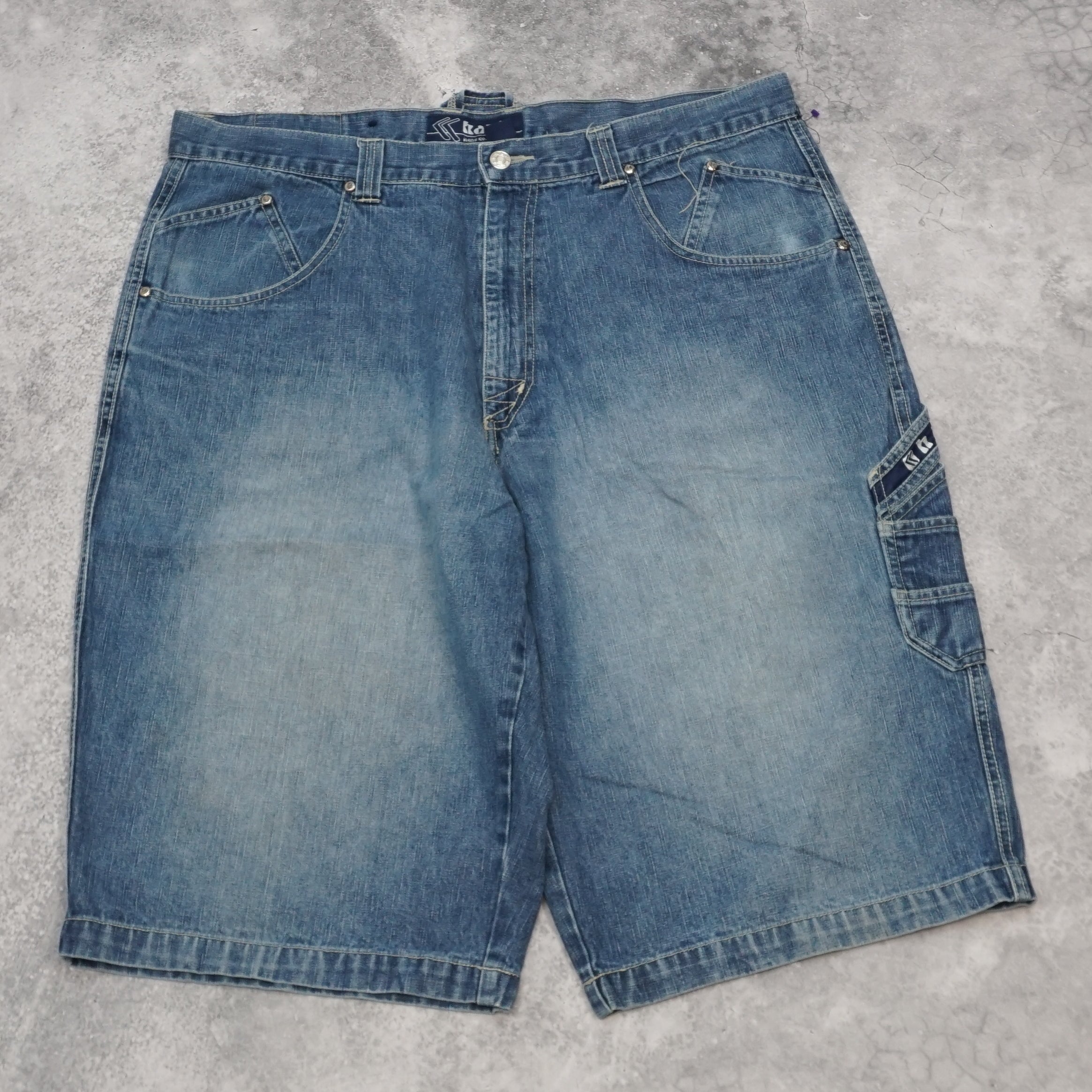 2000s Kani Cargo Denim Shorts