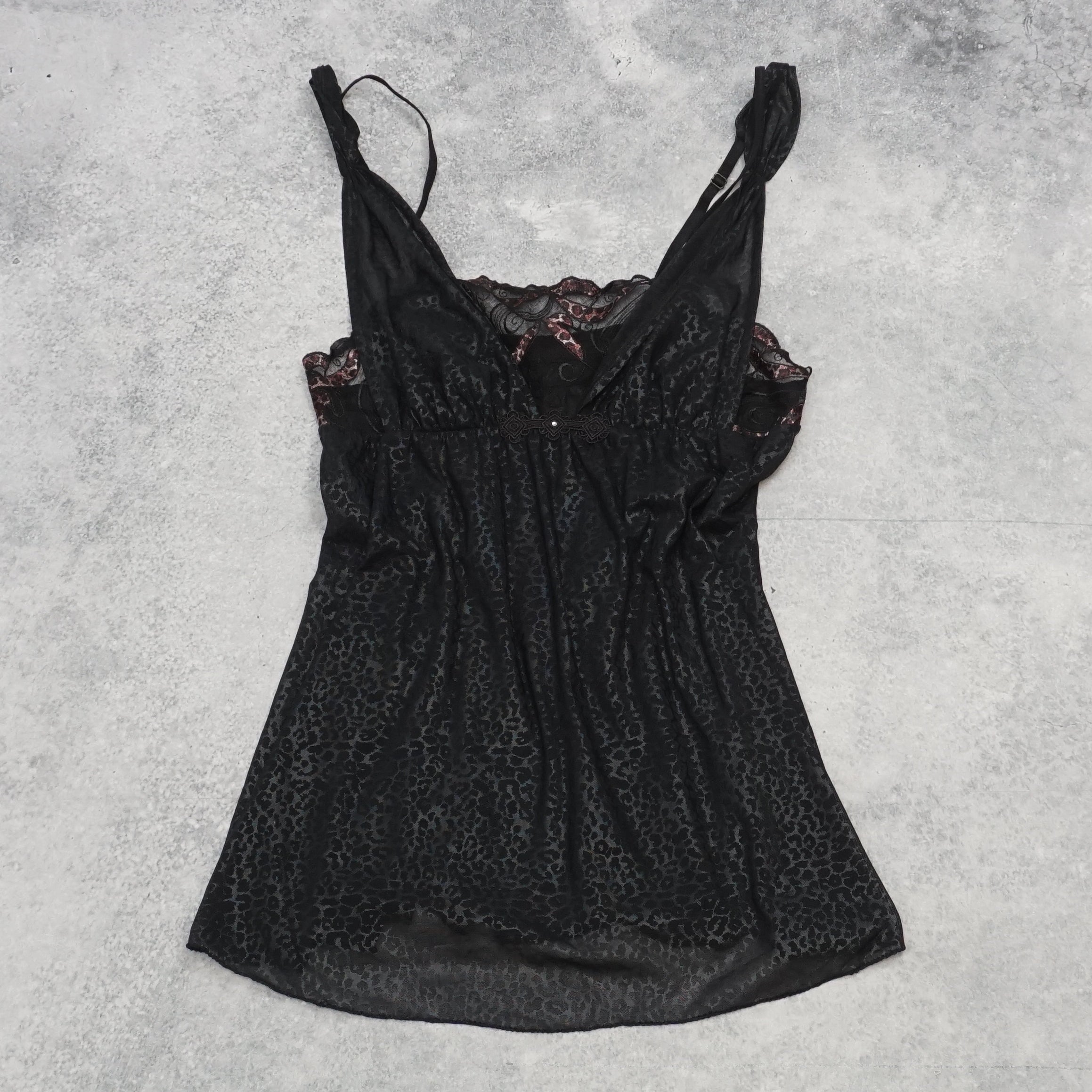 2000s Calou Lace Trimmed Cami