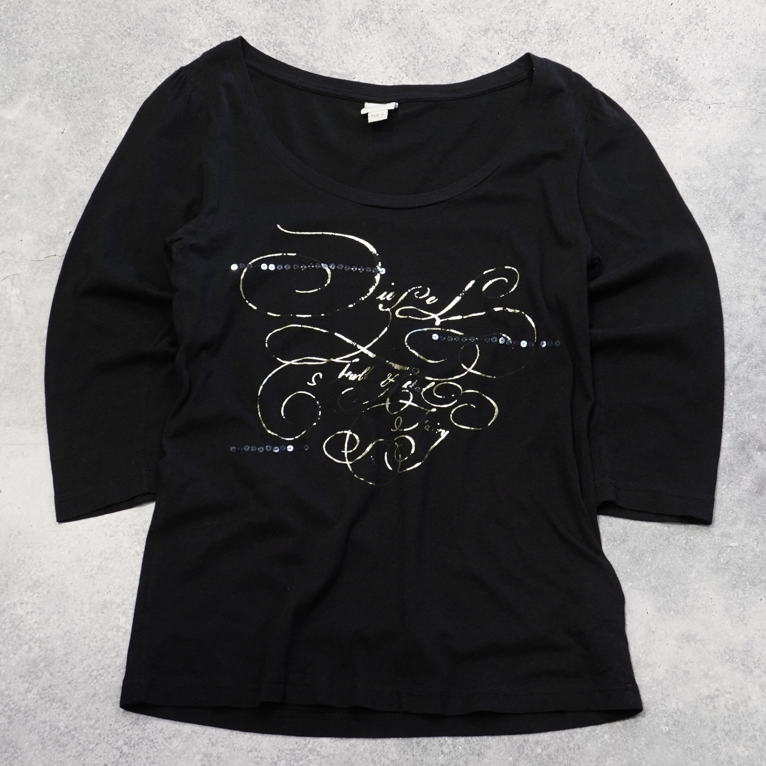 2000s Diesel 3/4 Sleeve T-Shirt