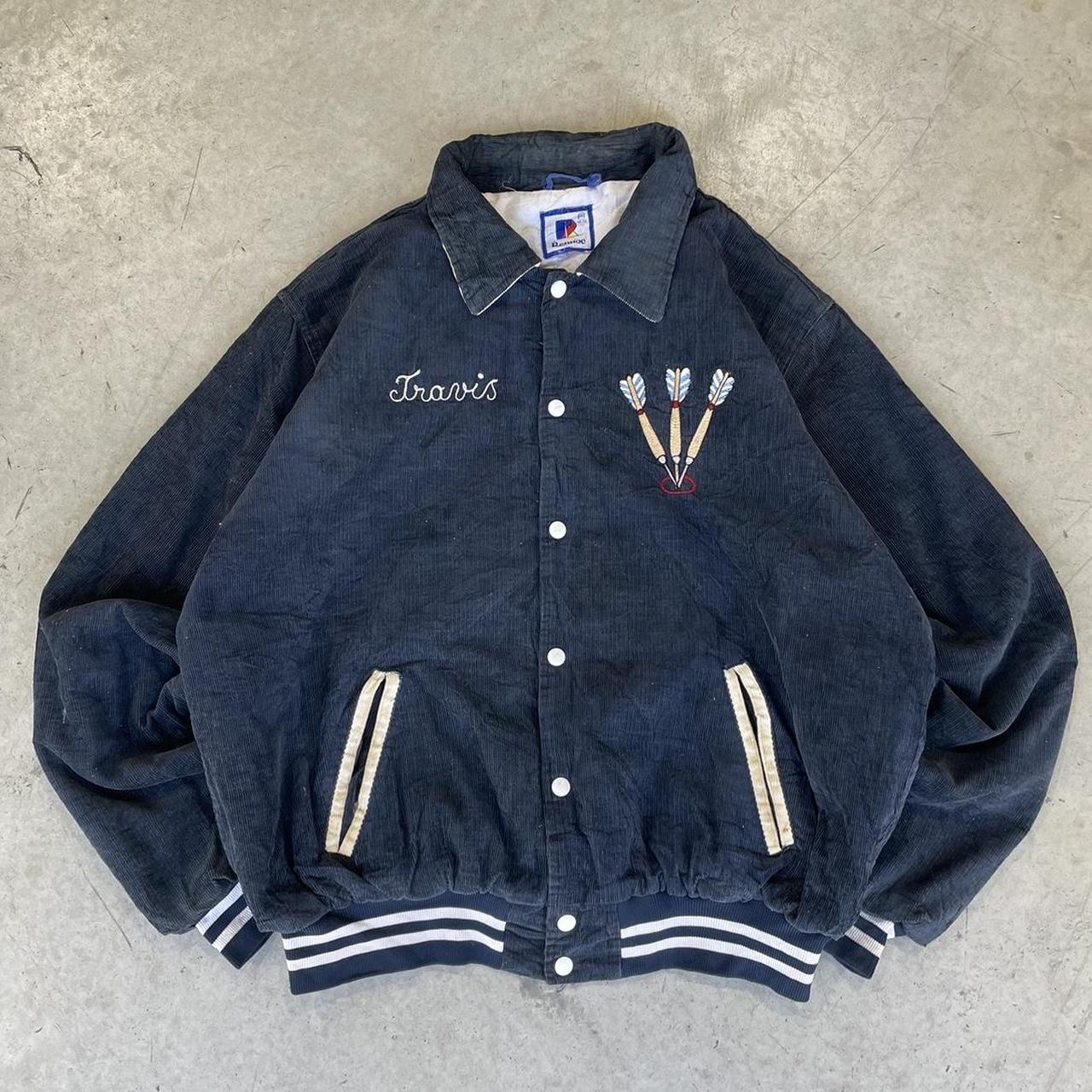 2000s Dart Corduroy Retro Jacket Varsity