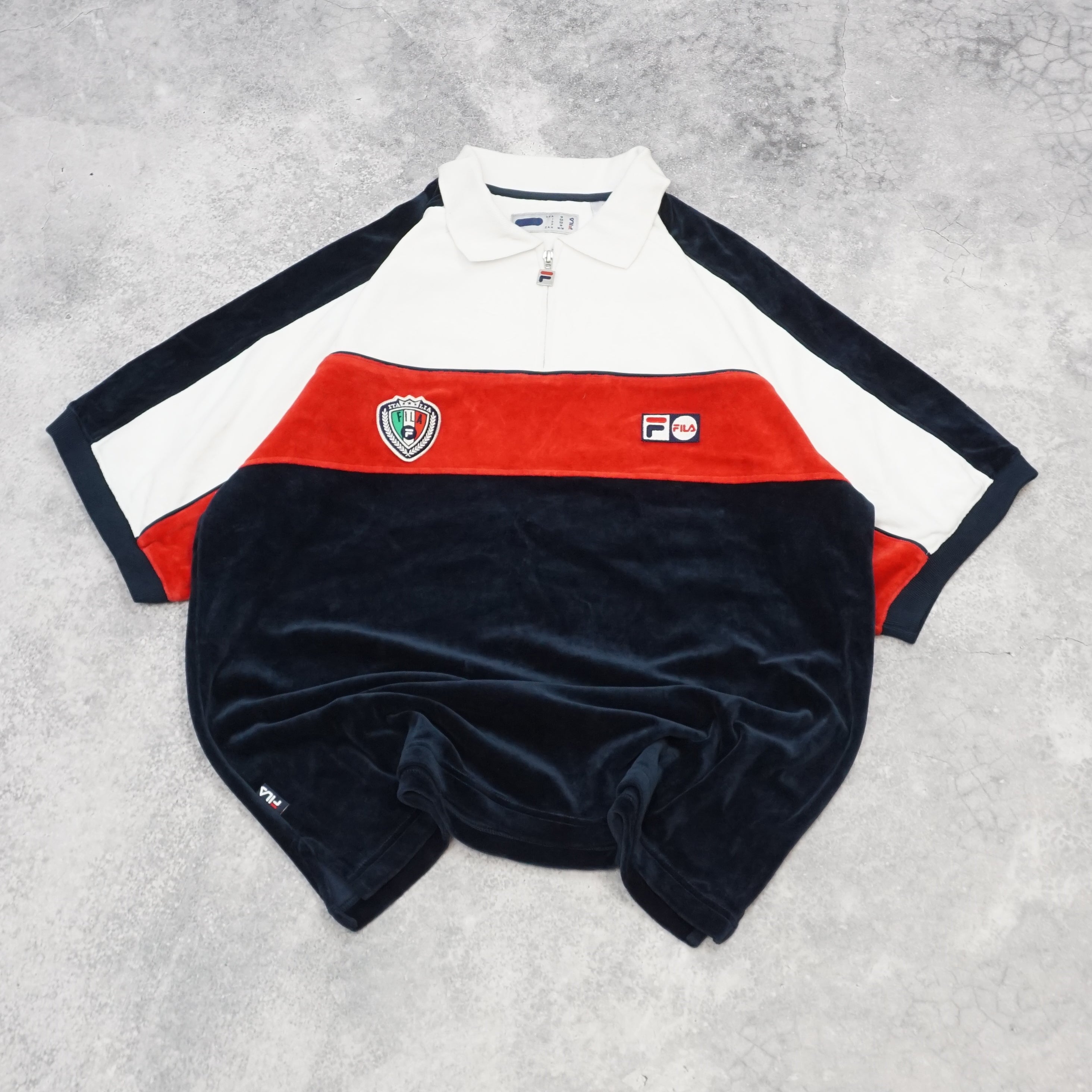 2000s Fila Zip-up T-Shirt