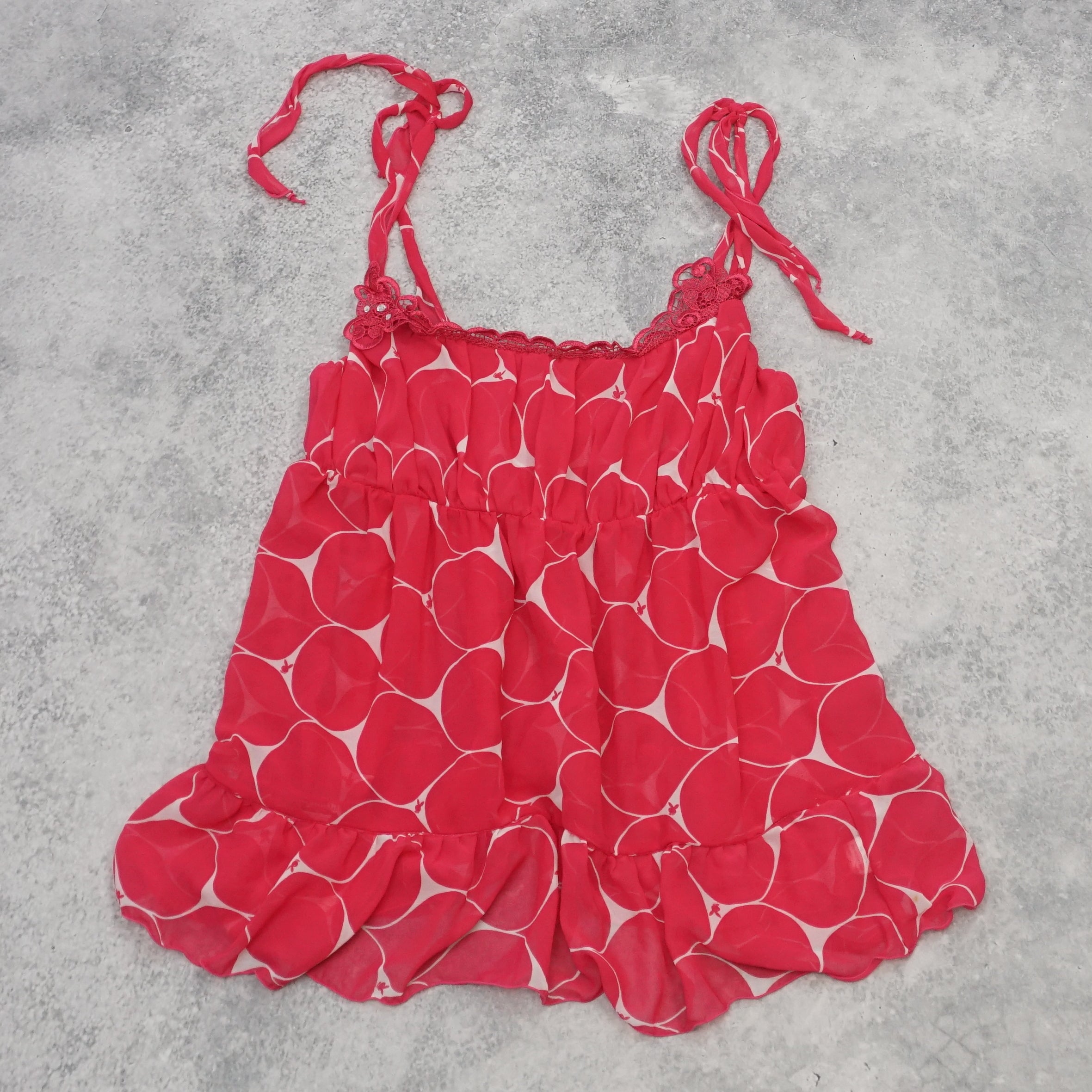 Playboy Sheer Patterned Cami