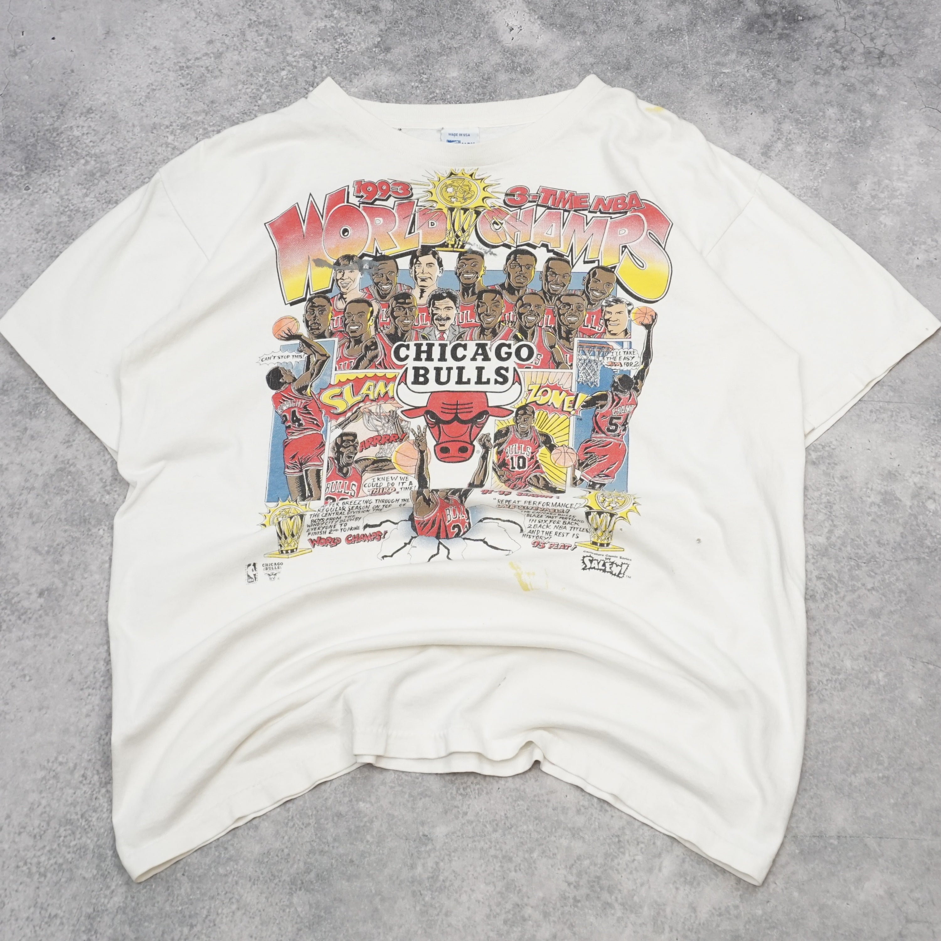 90s Salem Chicago Bulls Graphic T-Shirt