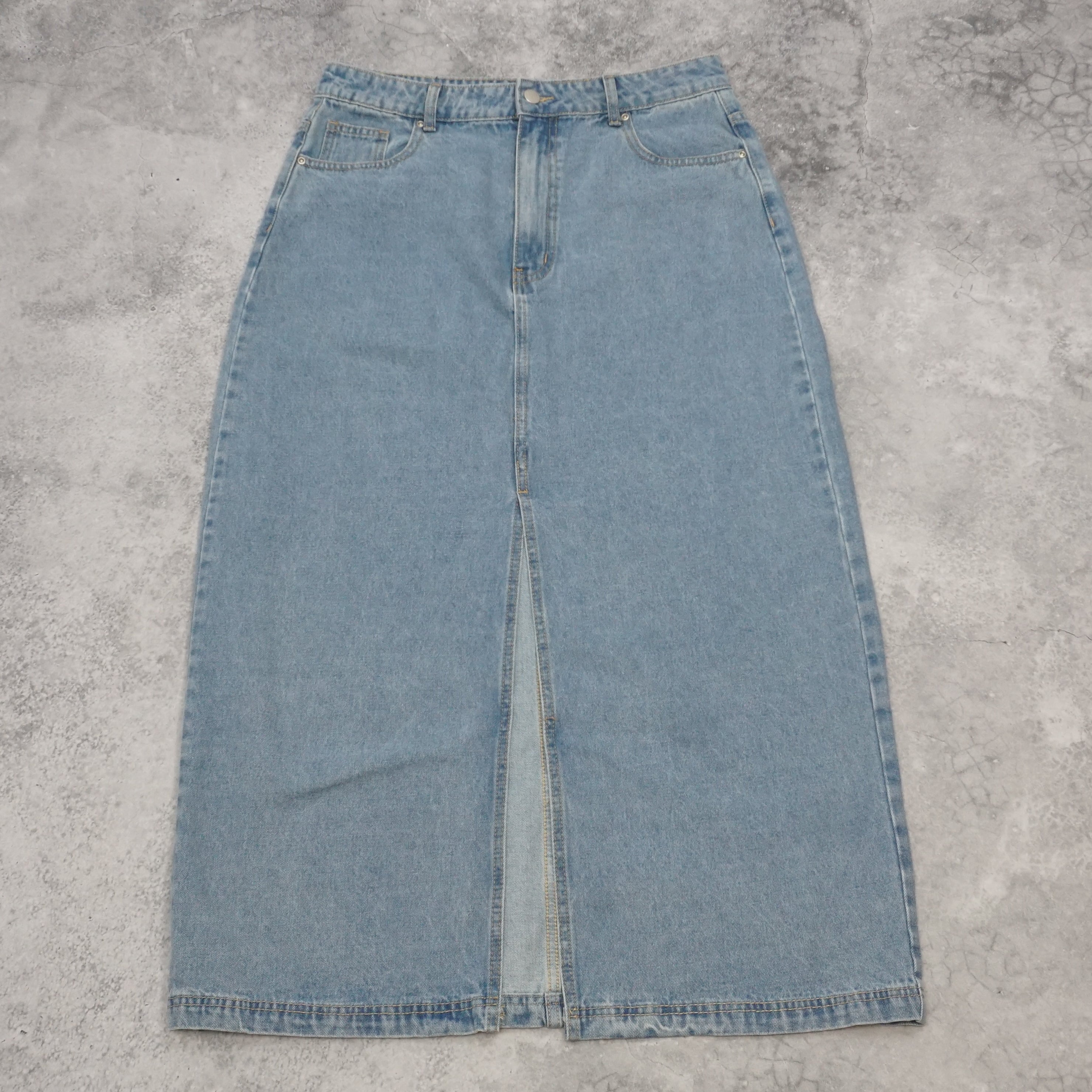 Calli Denim Long Skirt