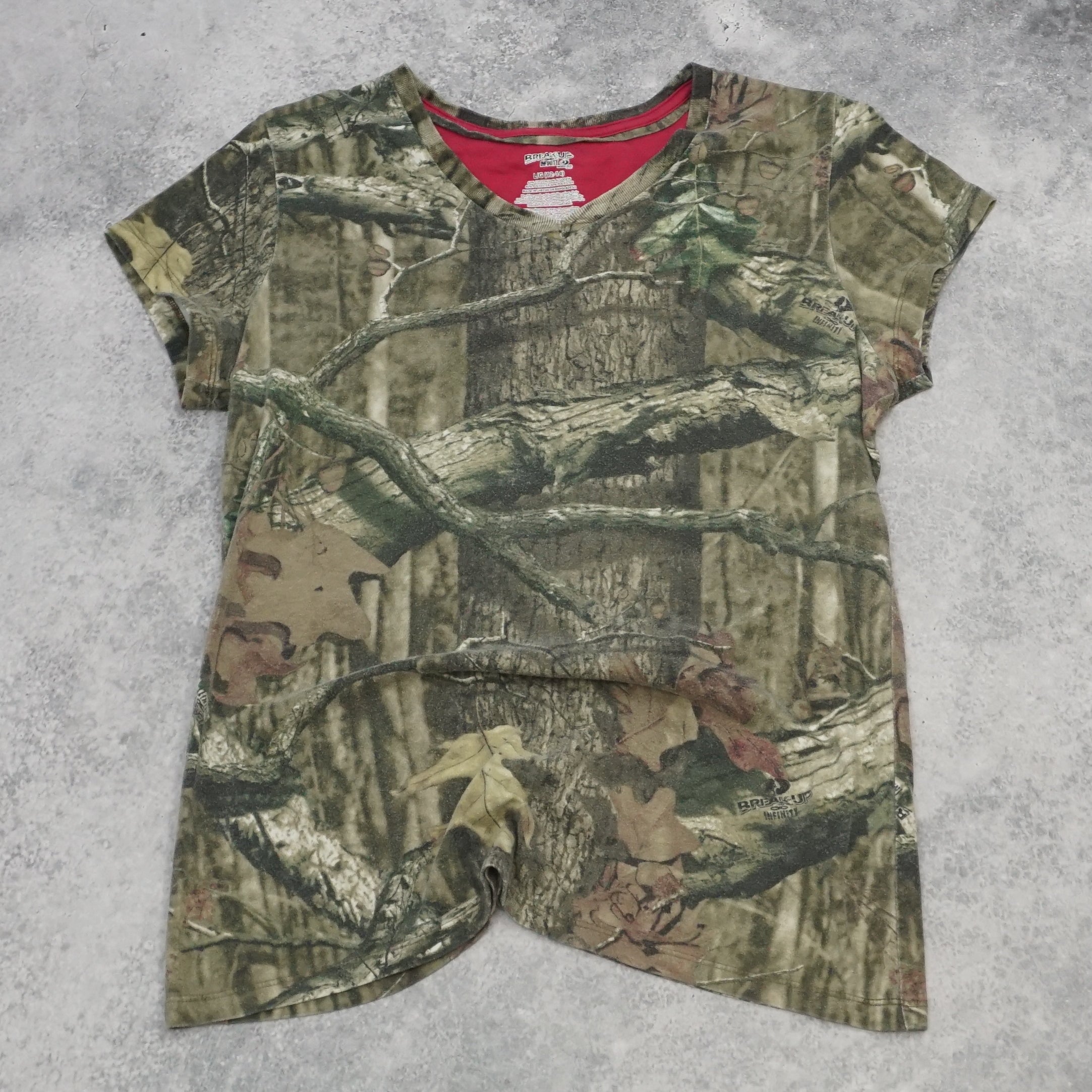Break Up Camo Top