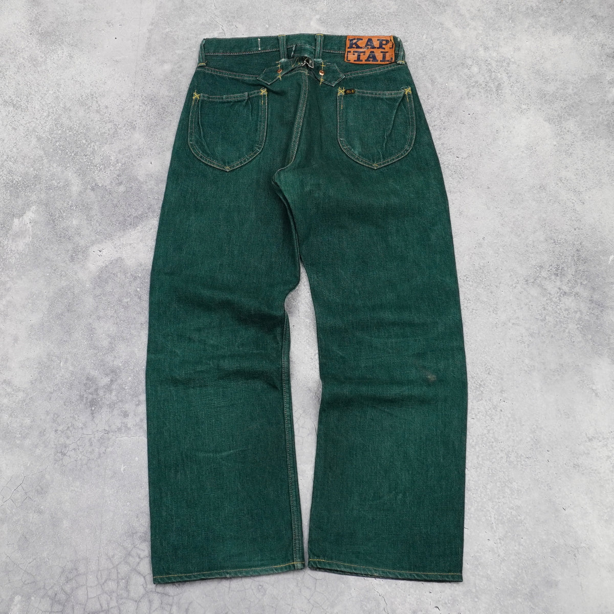 Kapital Selvedge Cinchback Jeans