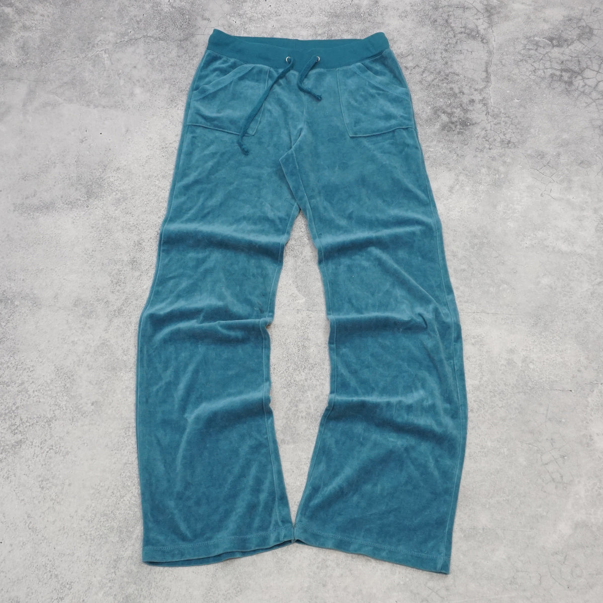 2000s Zunderine Velour Flare Track Pants