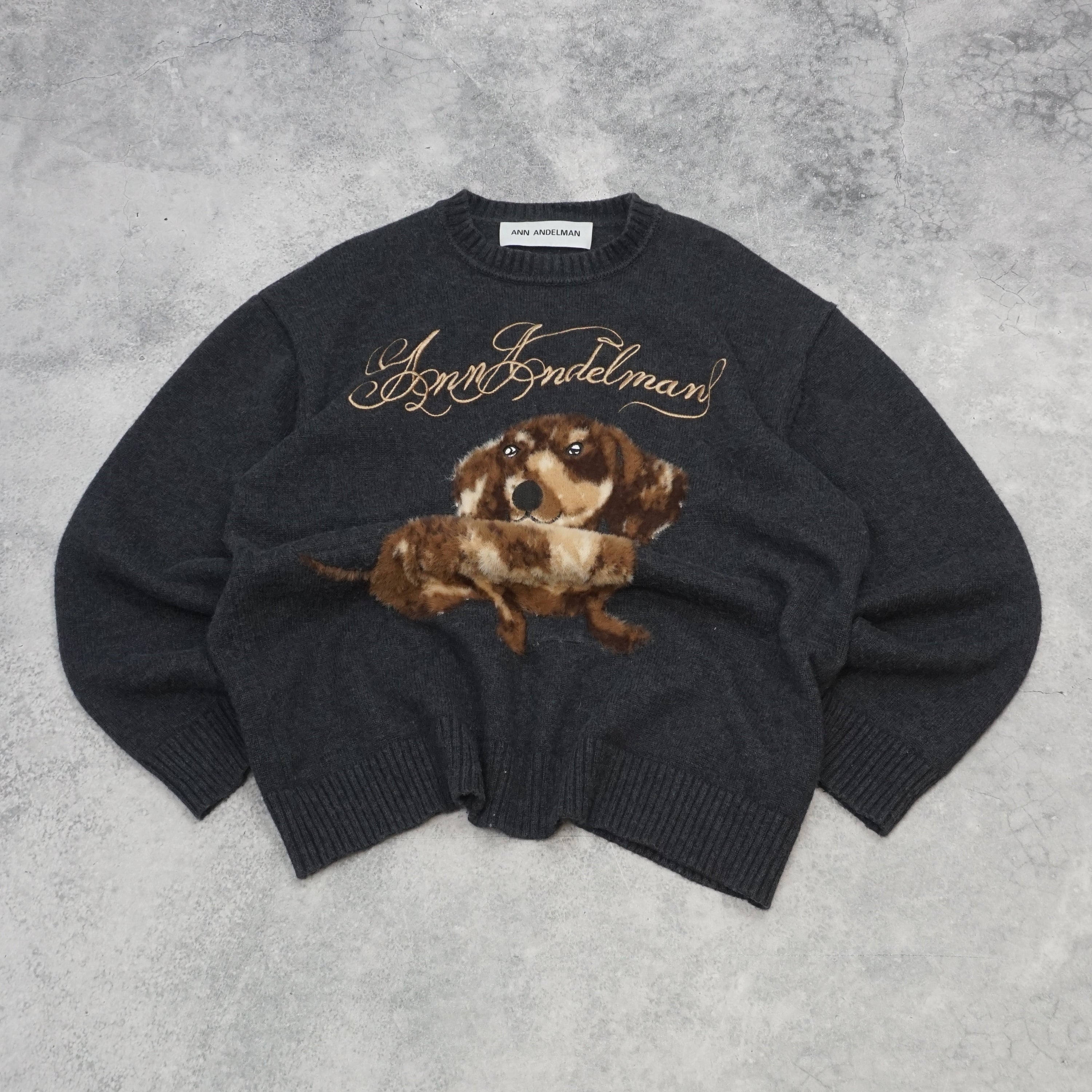Ann Andelman Dog Graphic Sweater