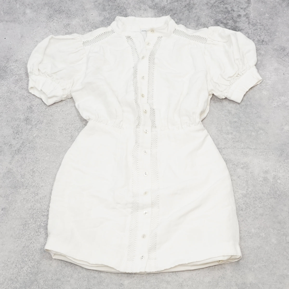 Cameo Collective Puff Sleeve Linen Dress