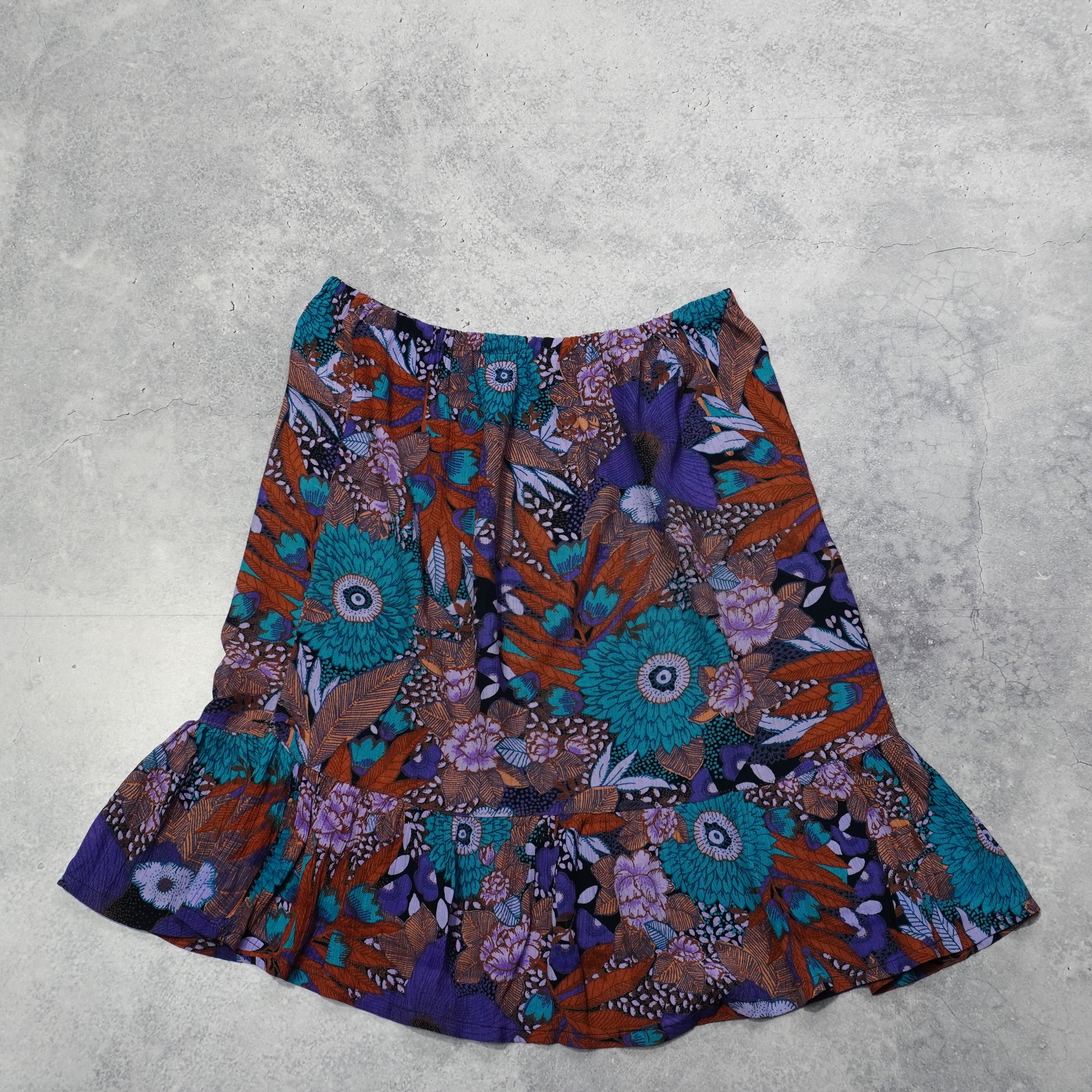 Floral Print Skirt
