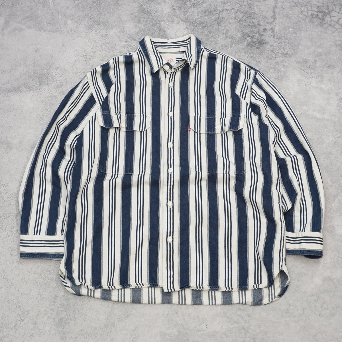 Levi's Striped Button Up