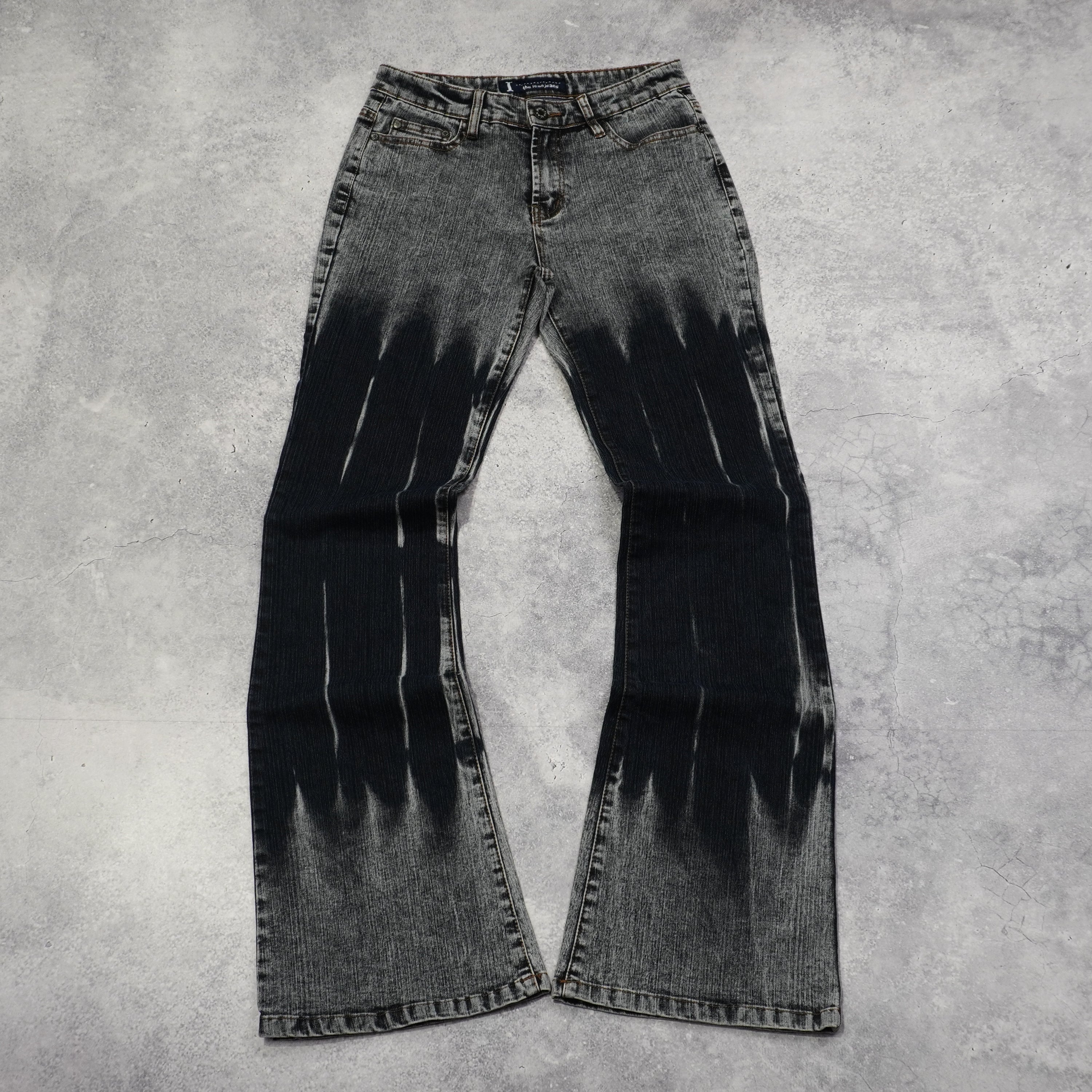 The Ican Jeans Wide Leg Flared Jeans