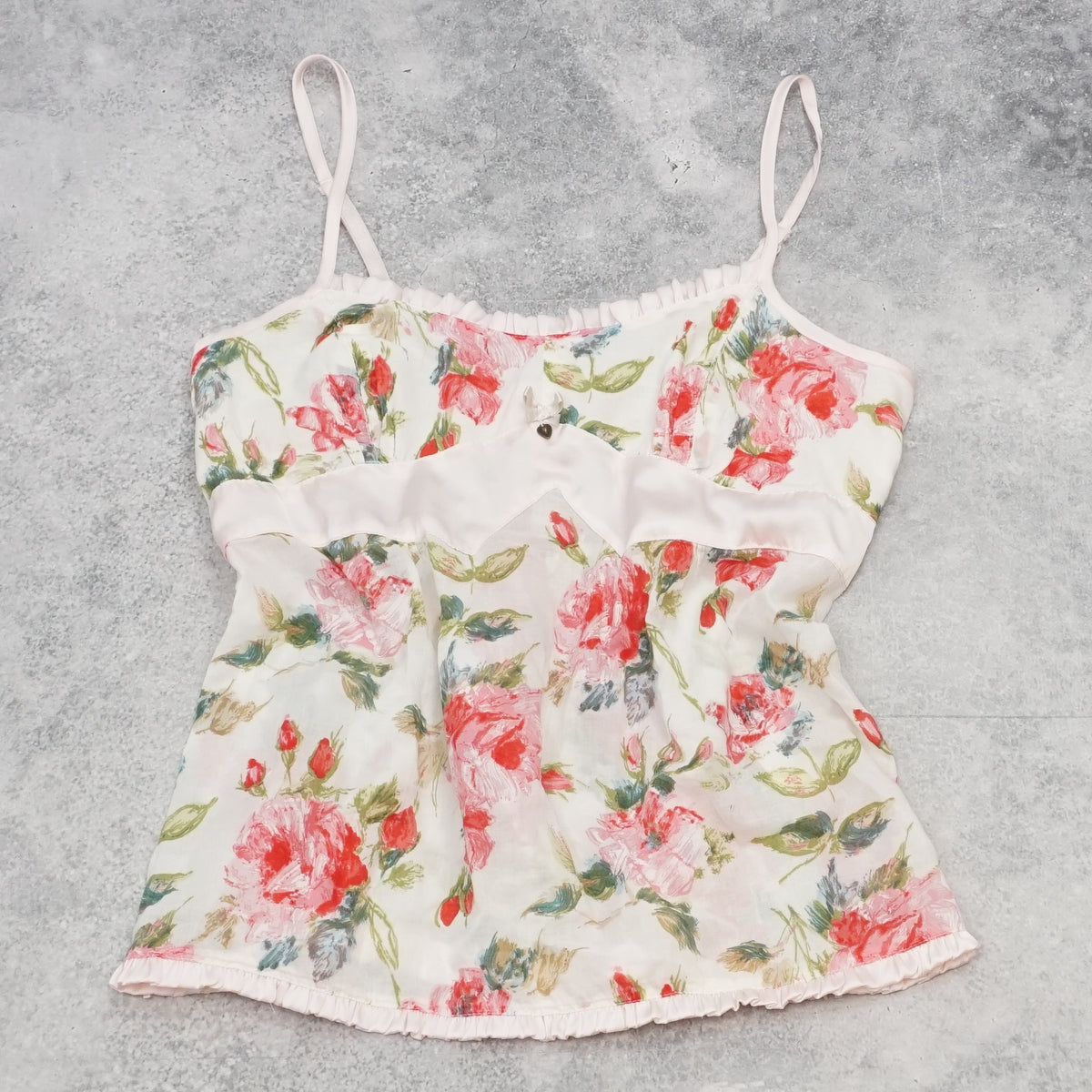 2000s Annelise Floral Cami Top