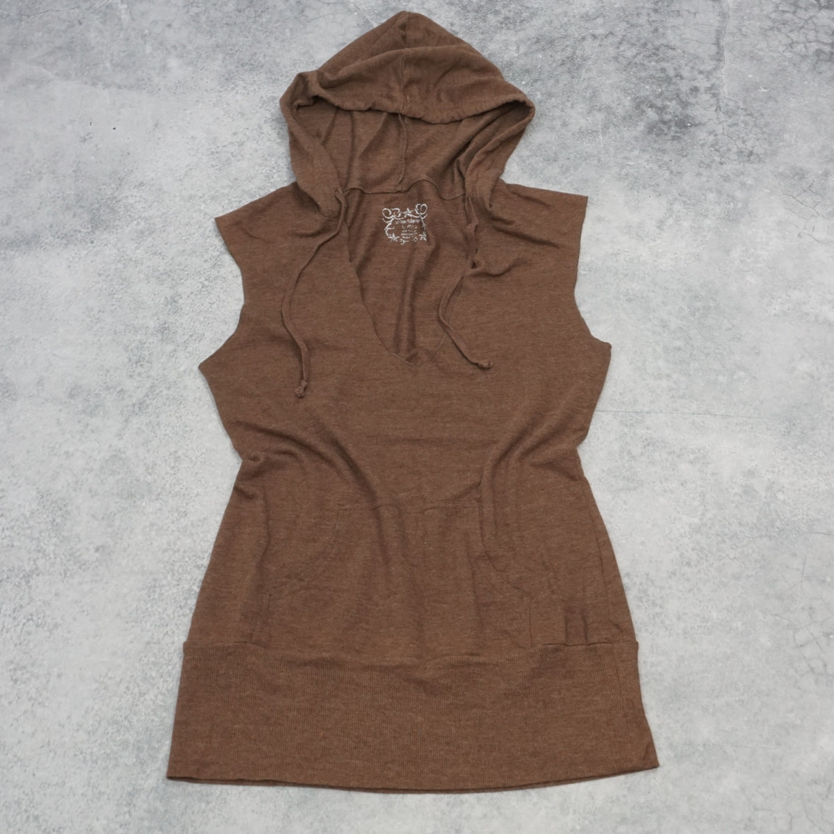 2000s No Boundaries Hooded Vest Top