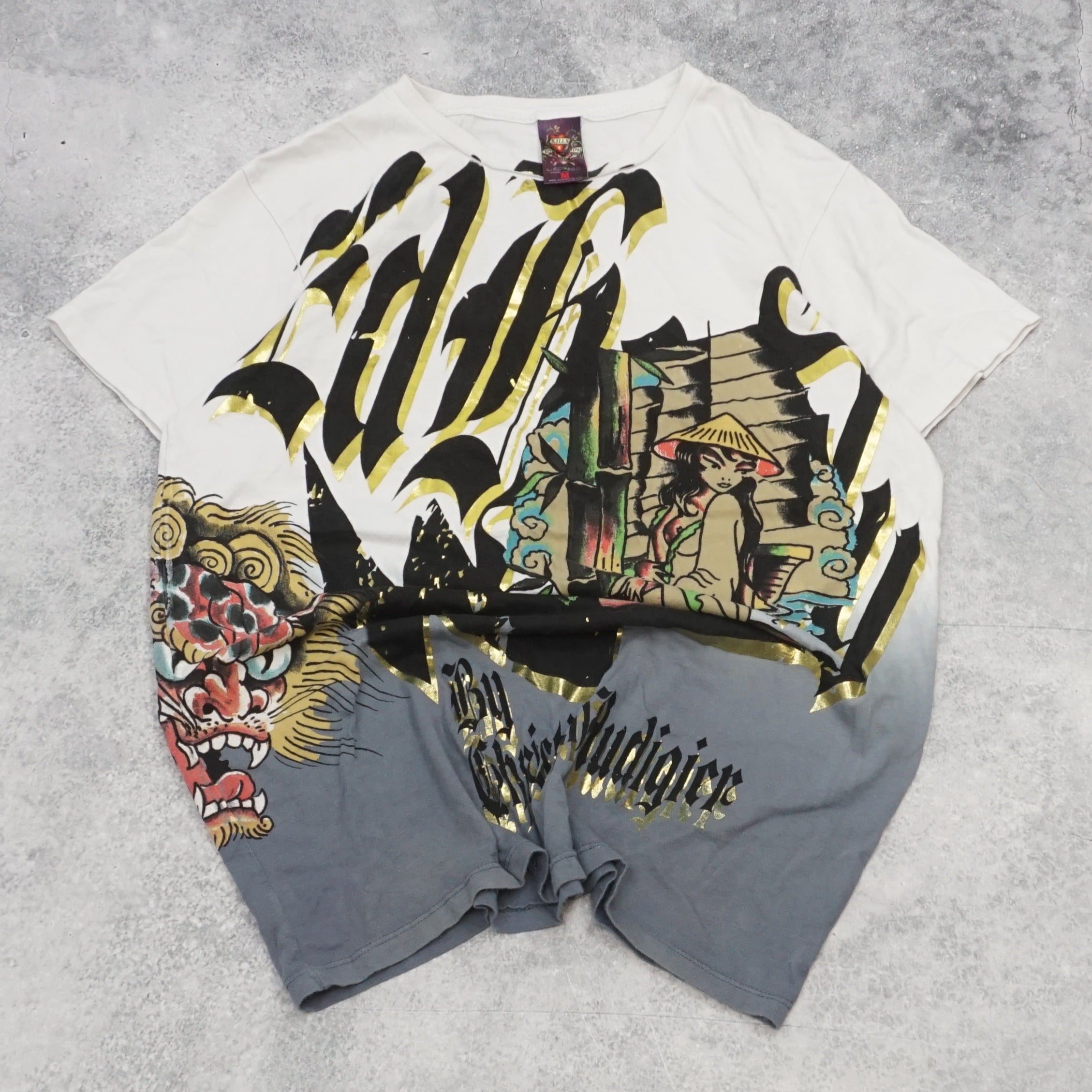2000s Ed Hardy Christian Audigier T-Shirt