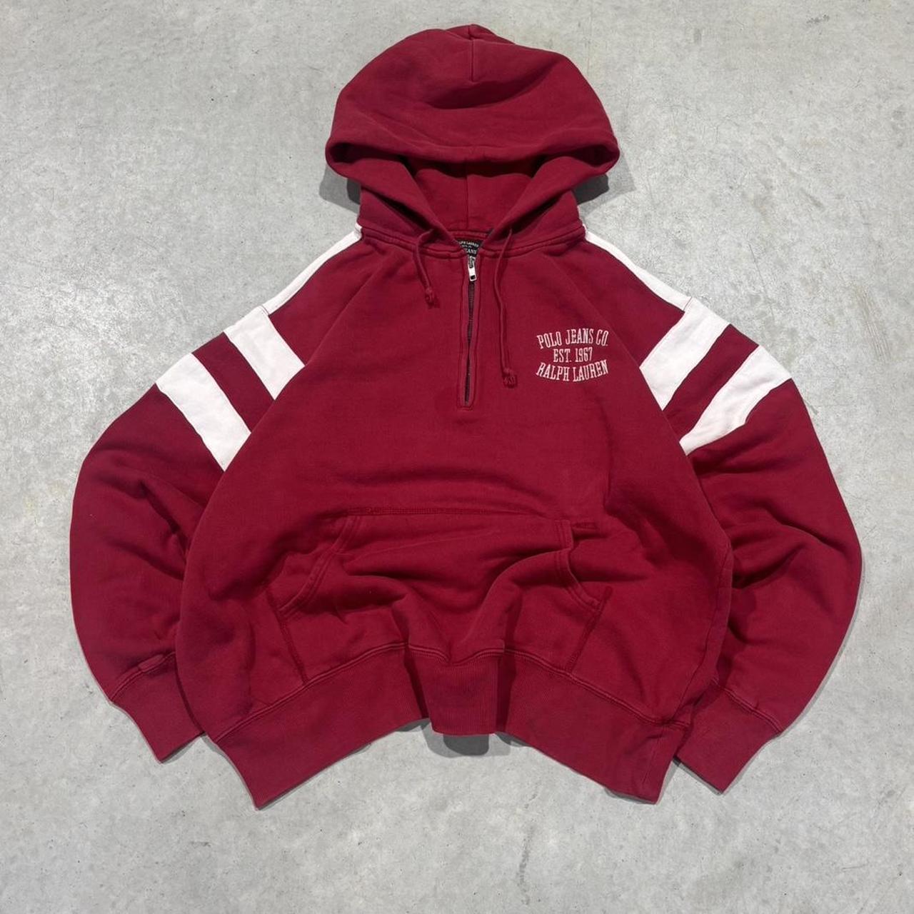 2000s Polo Jeans Ralph Lauren Cropped Hoodie Zip Up