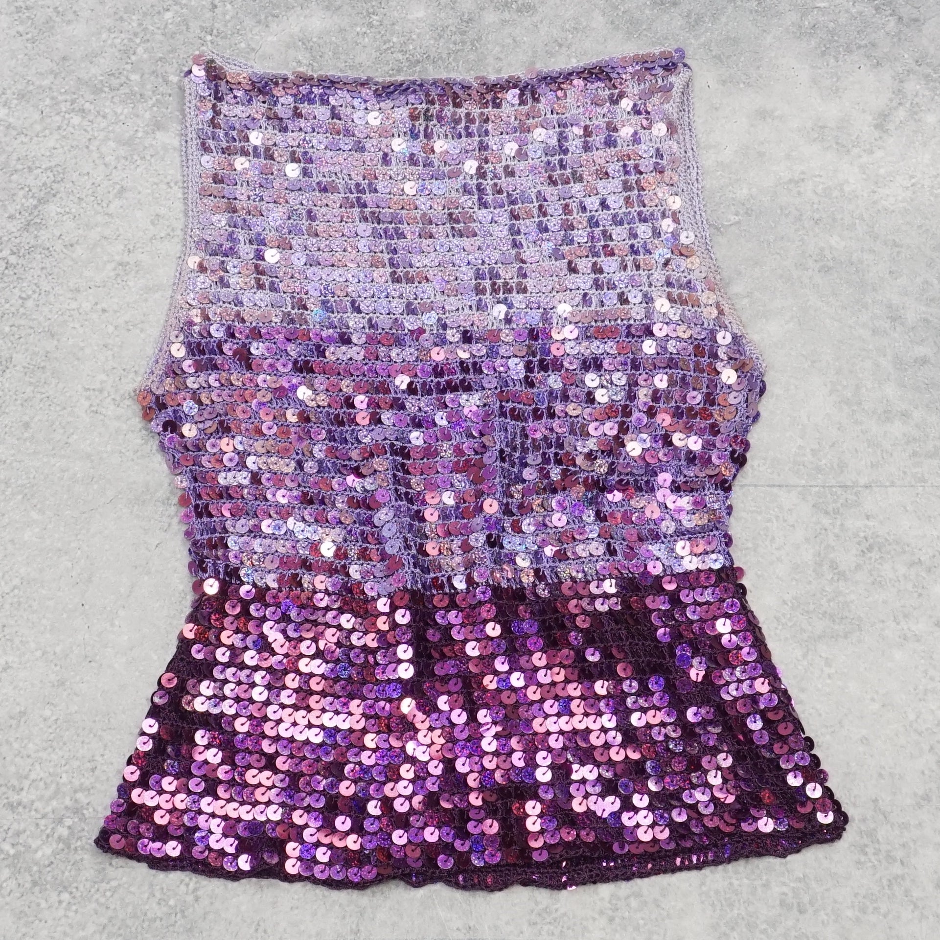 2000s Sequin Ombre Cami Top