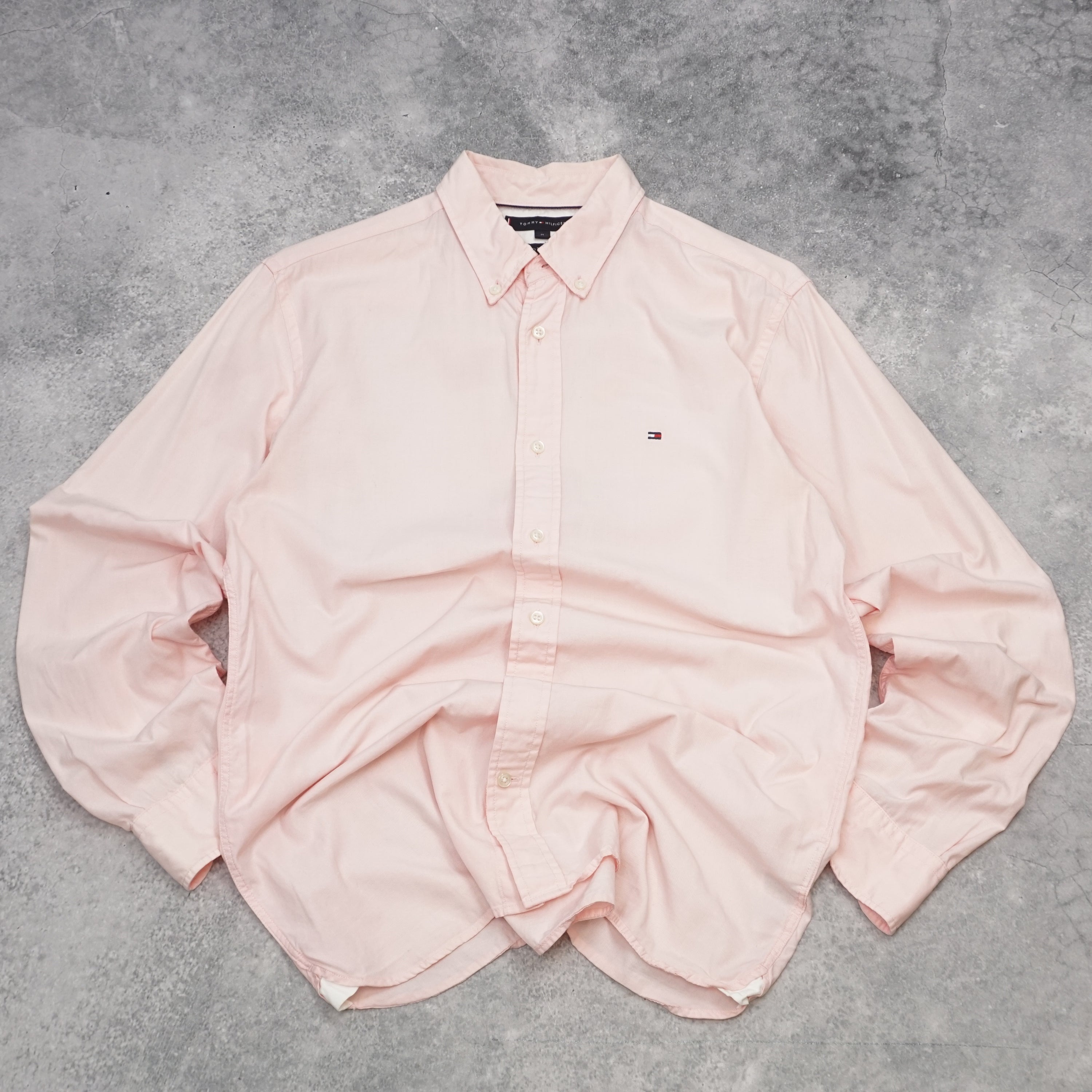 80s Tommy Hilfiger 80's Two Ply Button Up