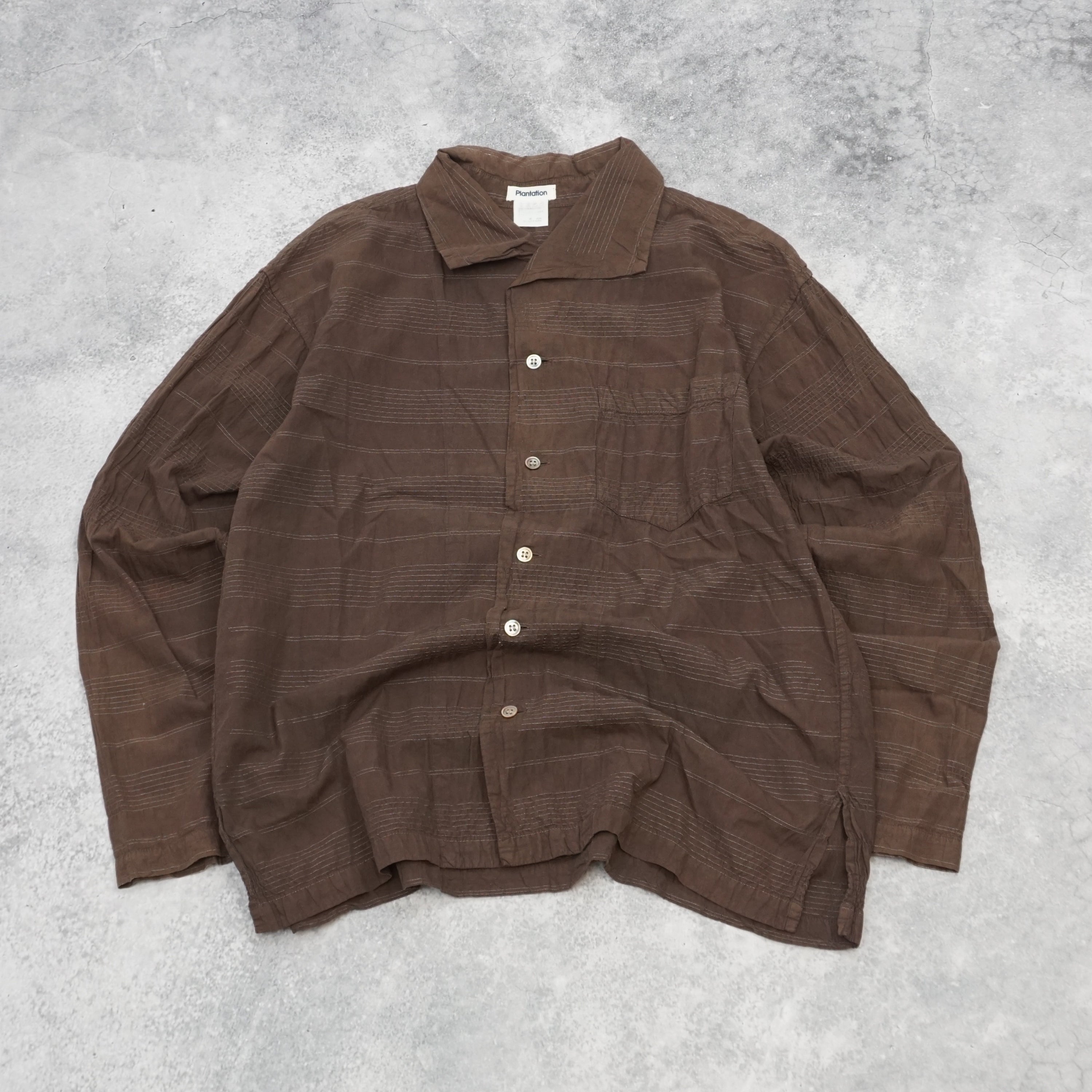 Issey Miyake Plantation Button Up