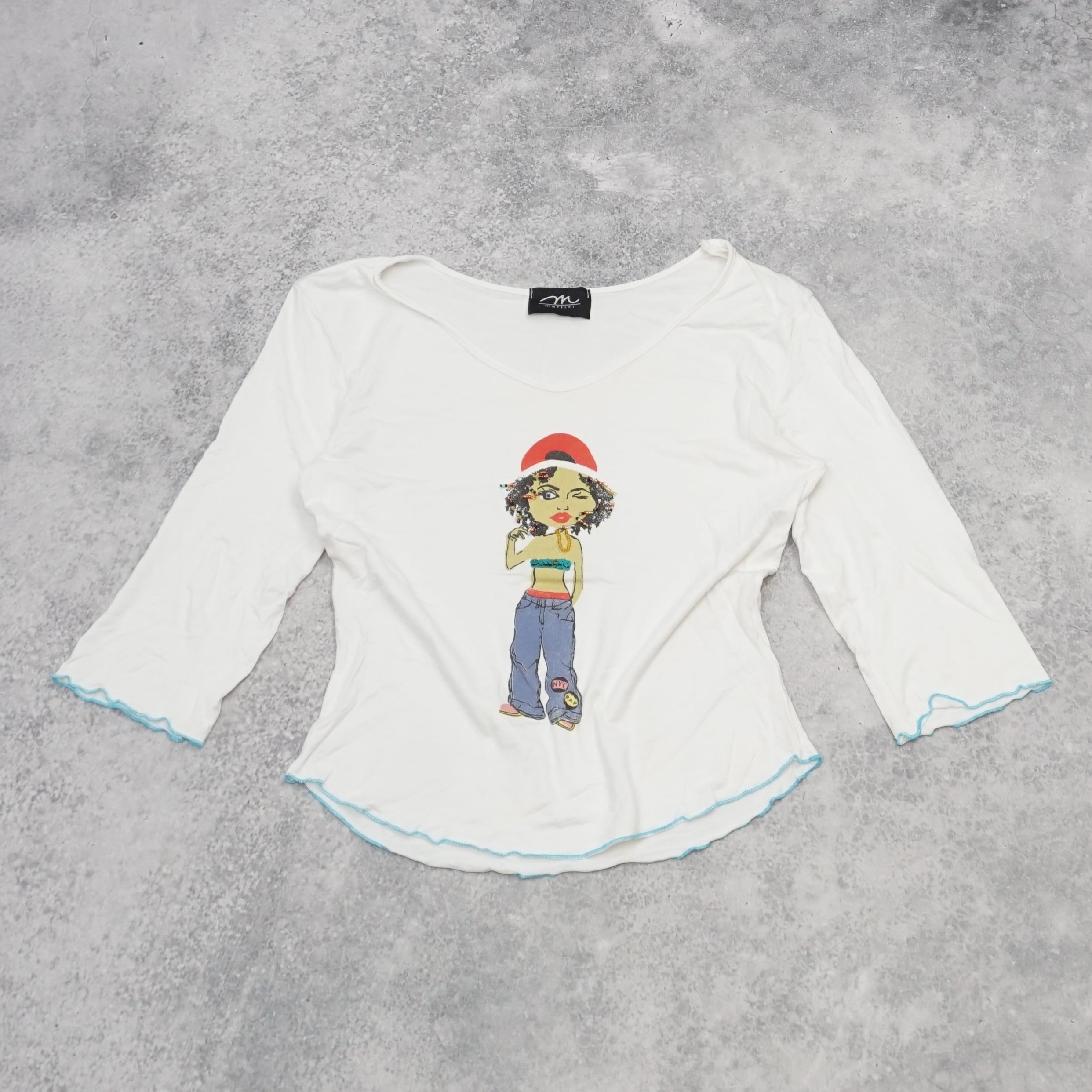2000s Martini Graphic Top Cami